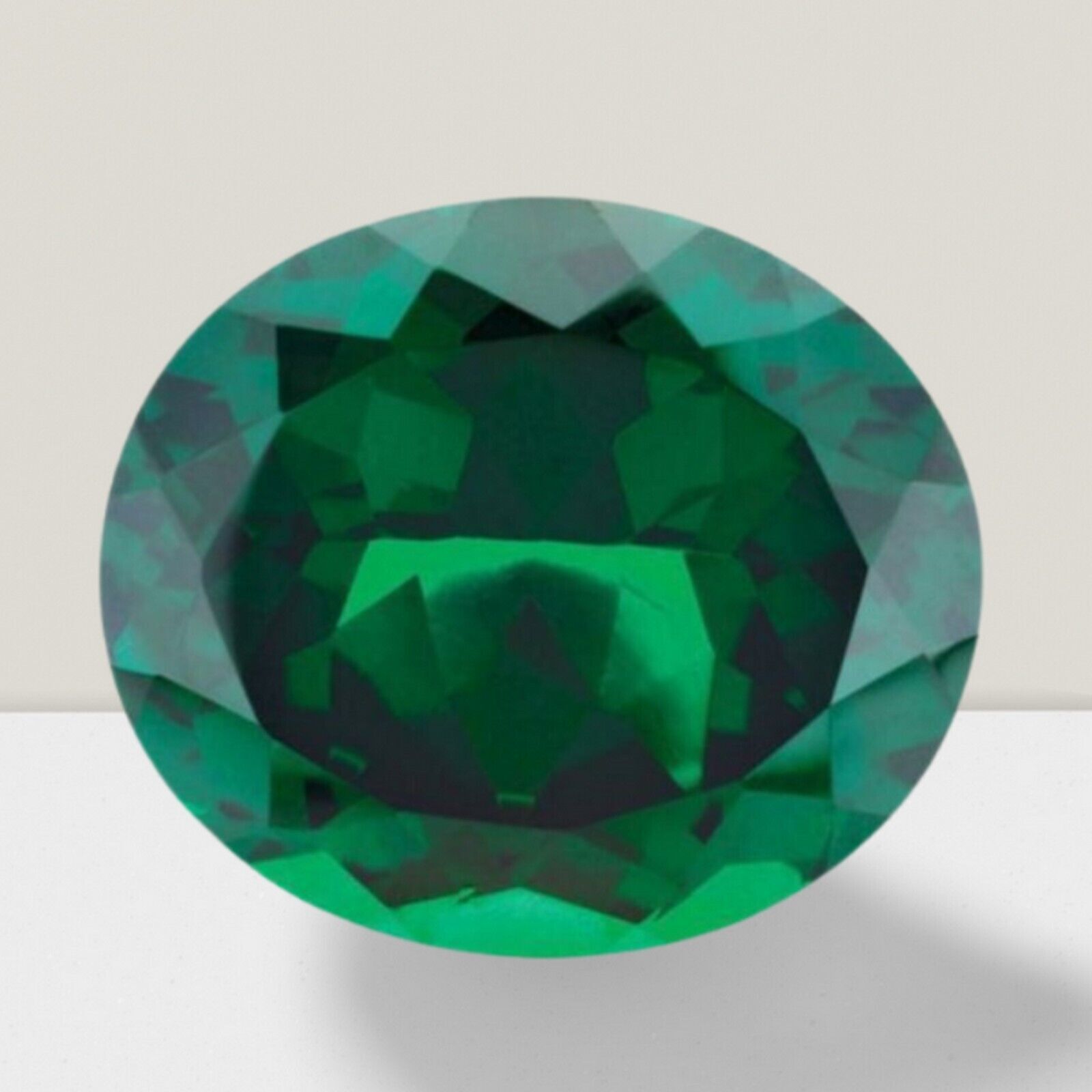 Emerald Oval Cut Gemstone 1.16 Cts – 7×5 mm Flawless Loose Gem