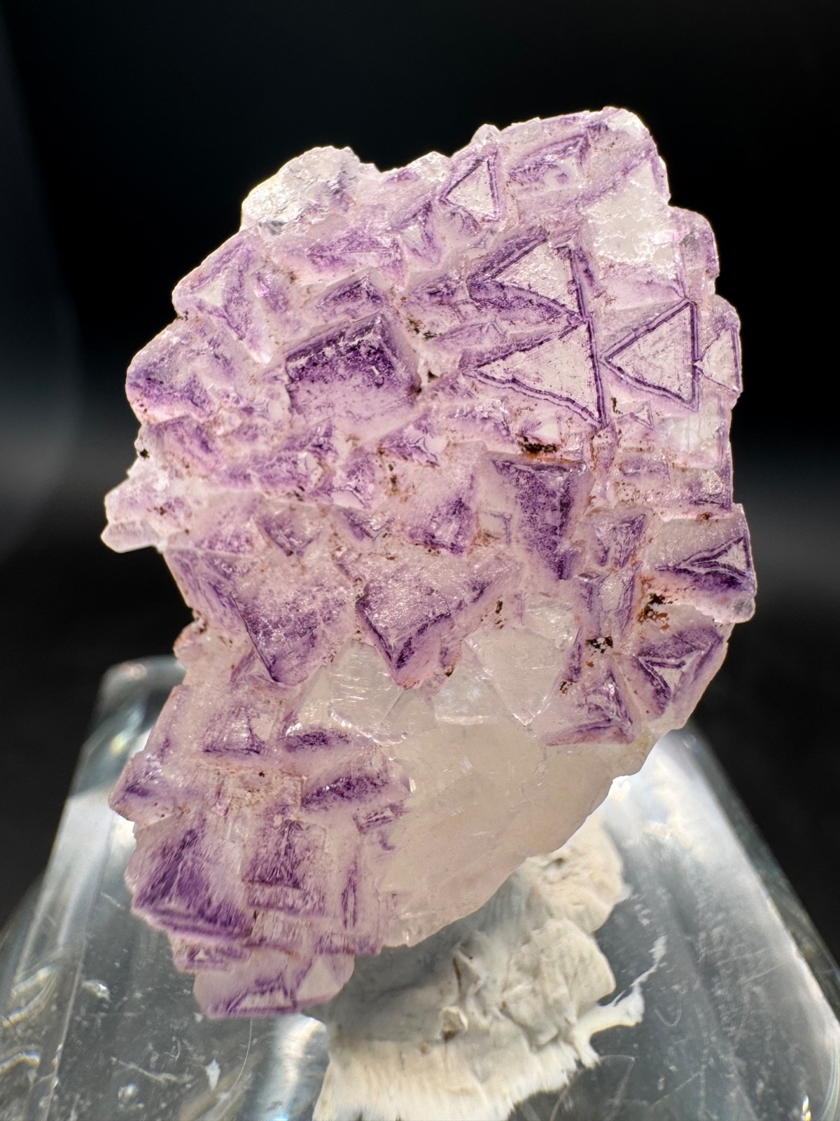 6531 NEW Database Fluorite Purple Triangle Yun Nan 35g