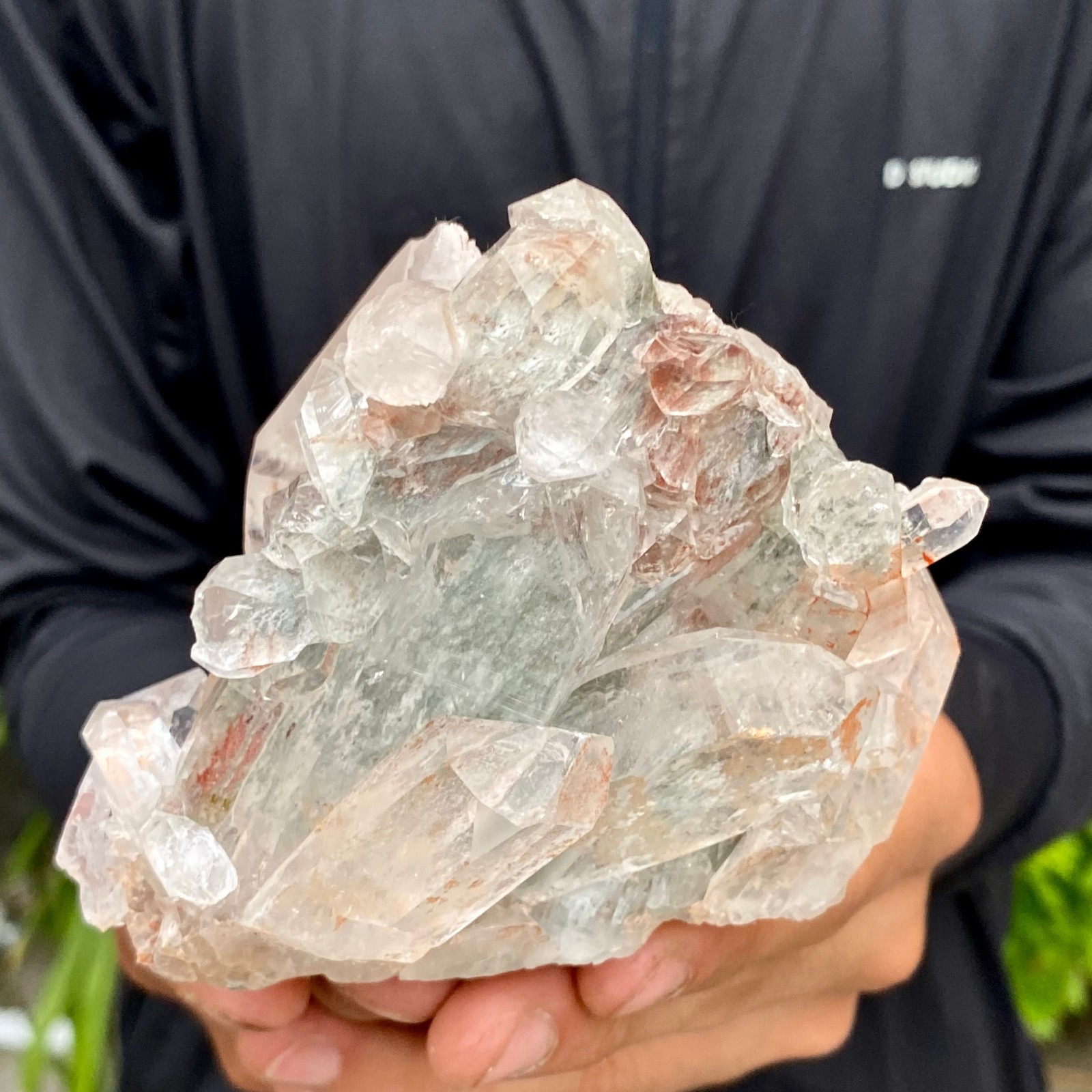 1.26LB A+++ Natural white Crystal Himalayan quartz cluster /mineralsls