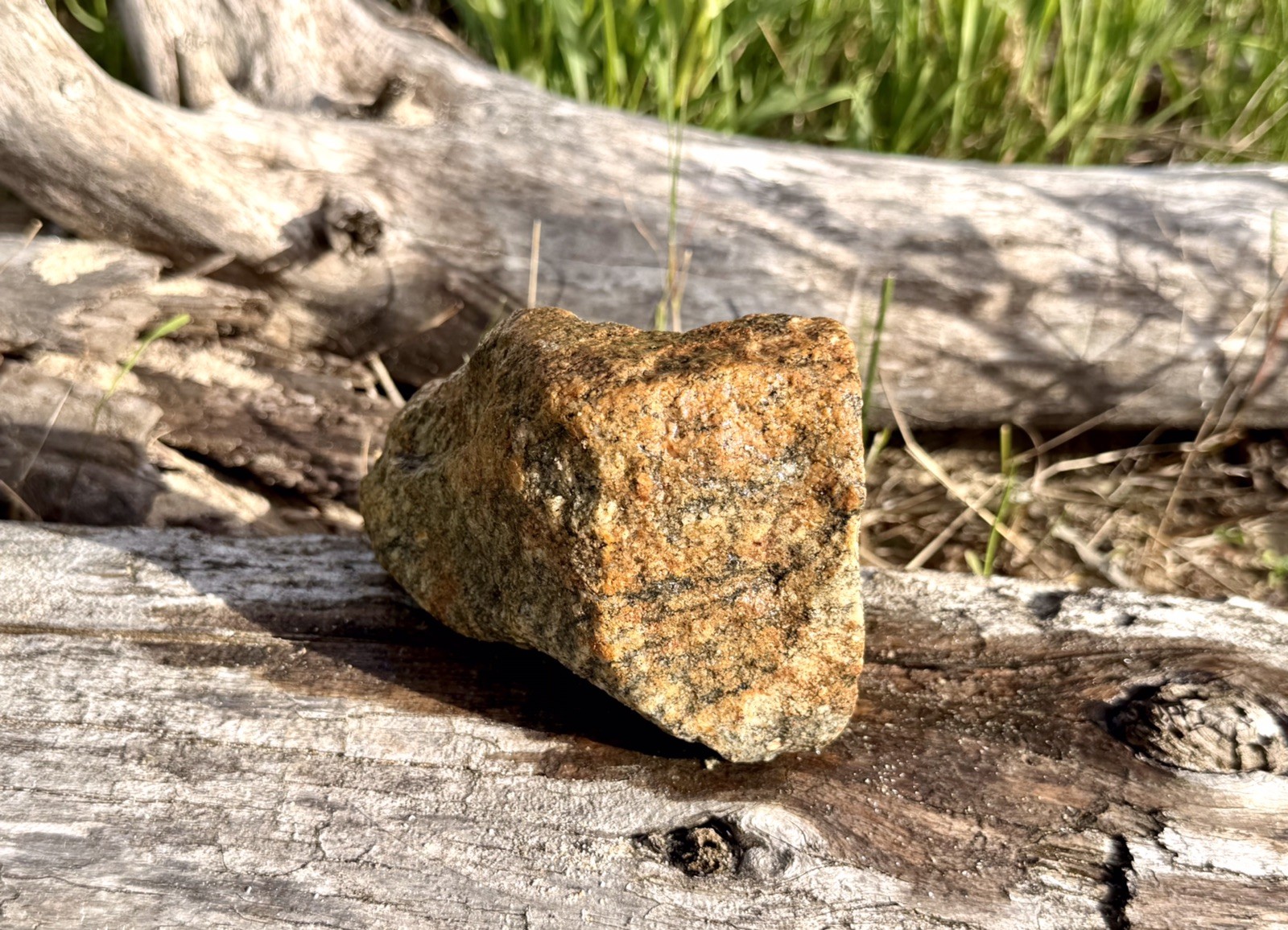Natural Lake Michigan Rock Speckled Granite With Pink Hue Large LOOK! 👀 2.7lb+