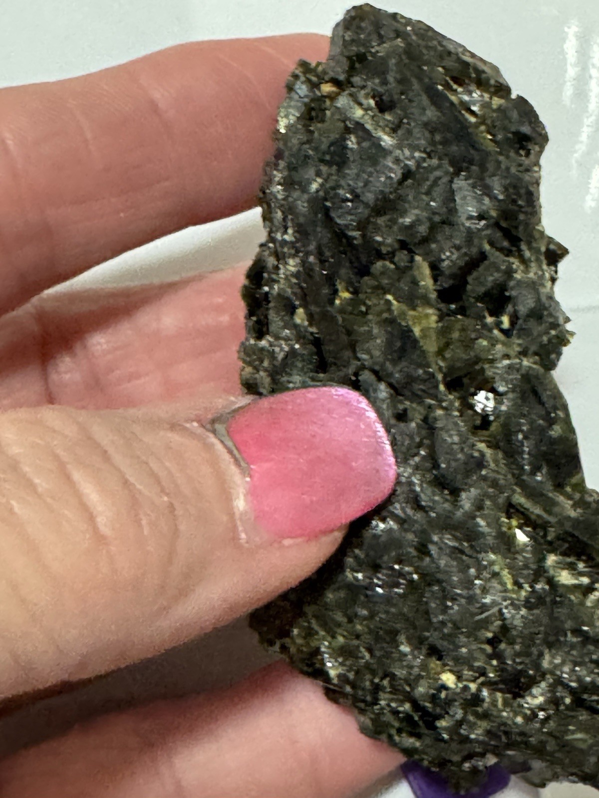 Epidote Crystal Specimen