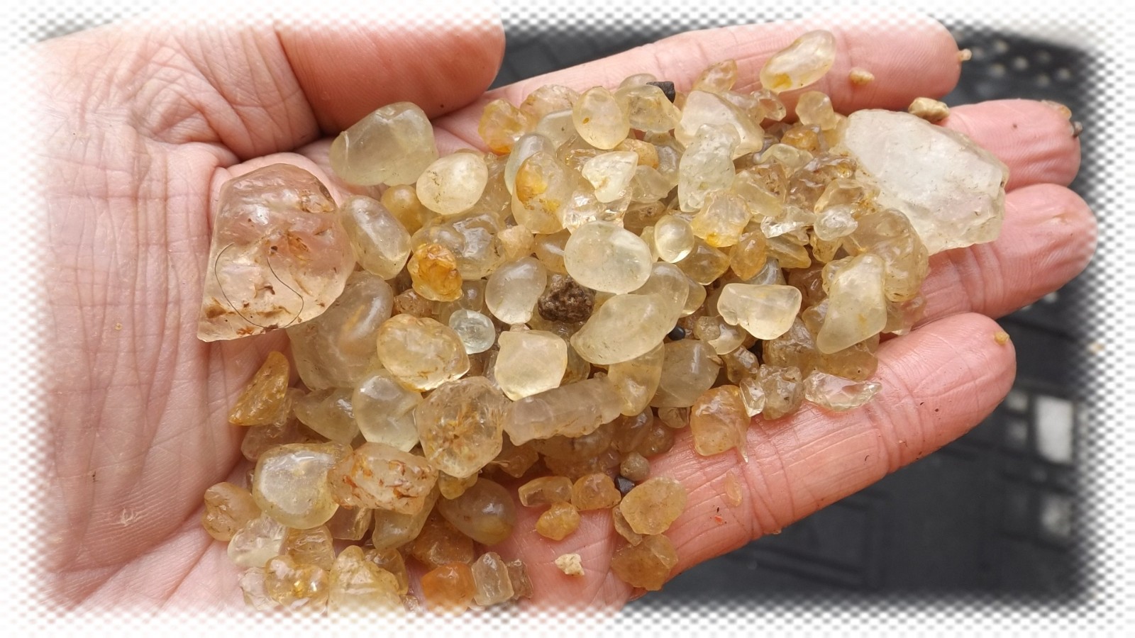 5 LB Lots – Small Unheated Natural Topaz Rough Crystals “Most River Tumbled”