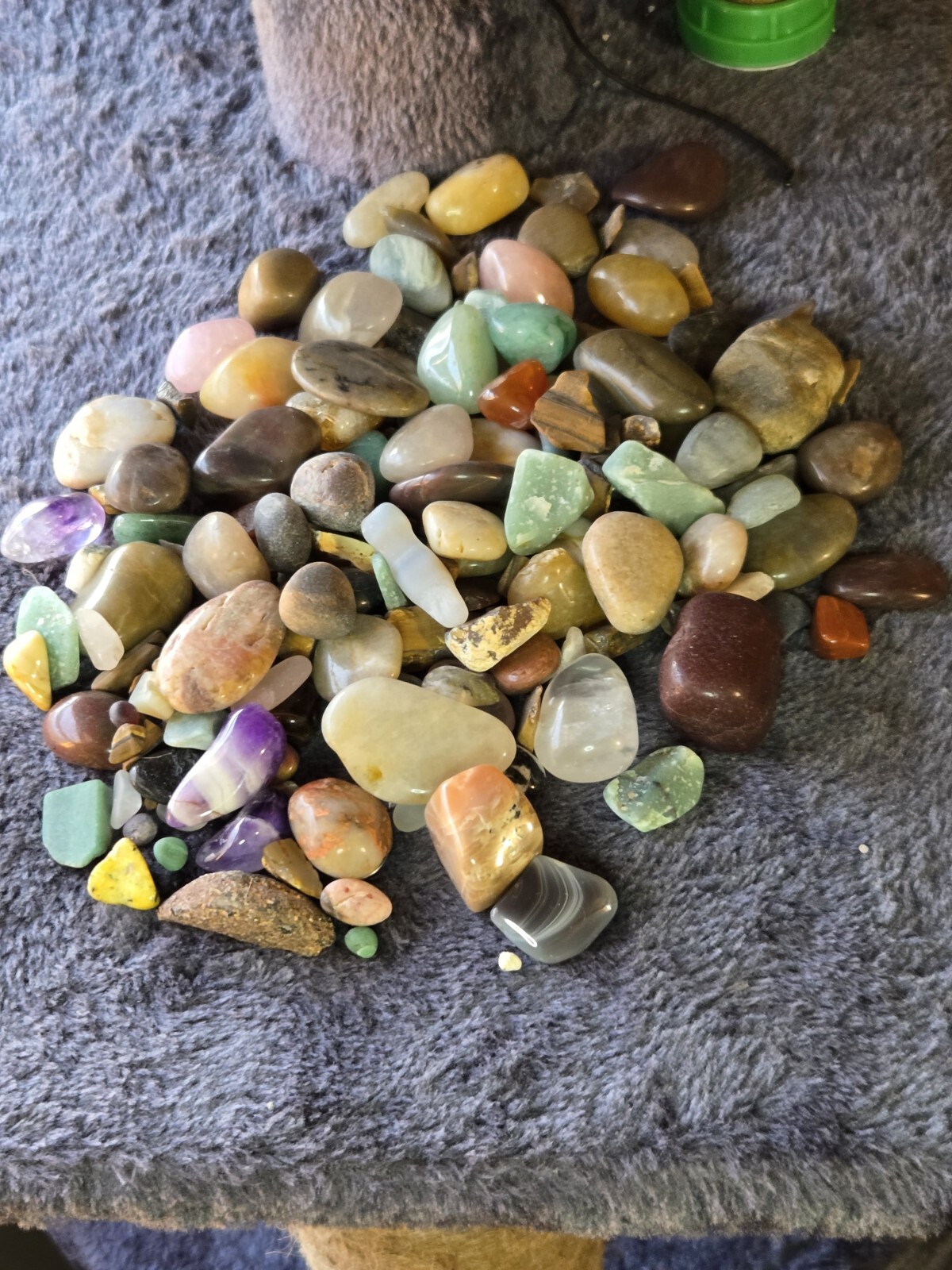 polished and raw stones . Great for jewelry, making. Jadeit, Amethyst Amitrine