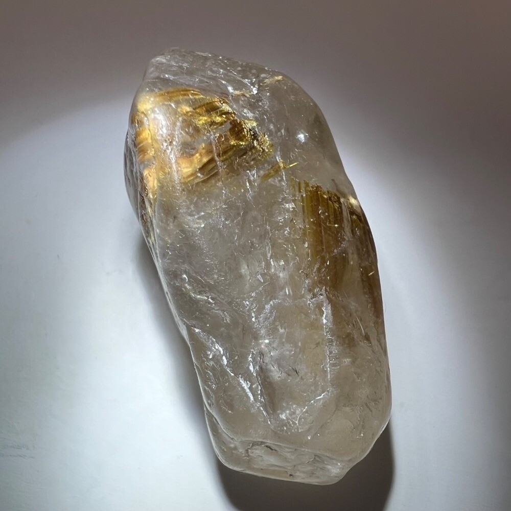 Golden Rutilated Quartz Crystal Freeform