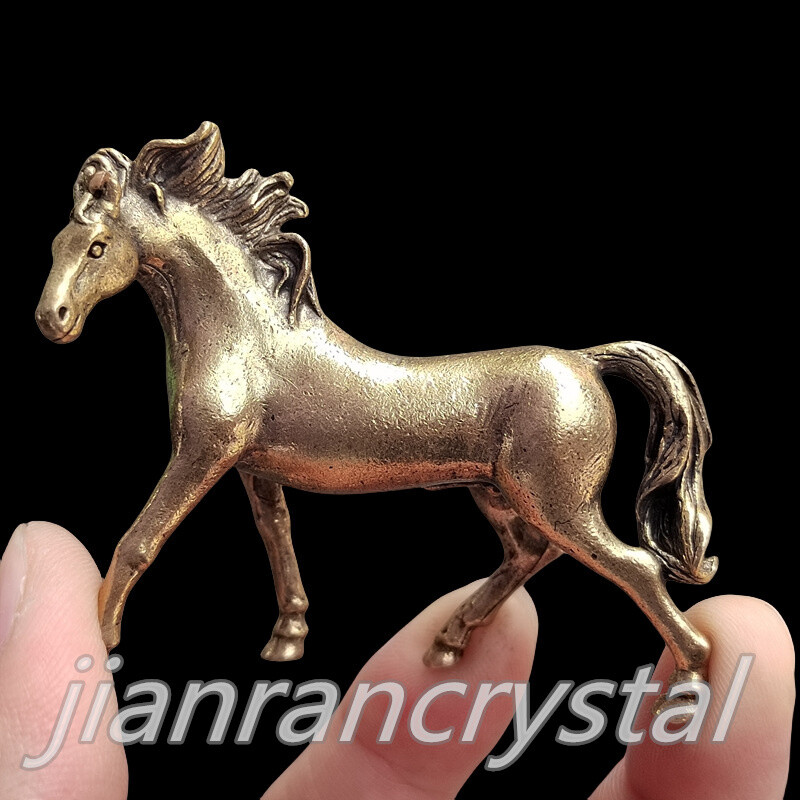 Natural Chalcopyrite Horse Skull Carved Skull Reiki Healing Gift 1pc