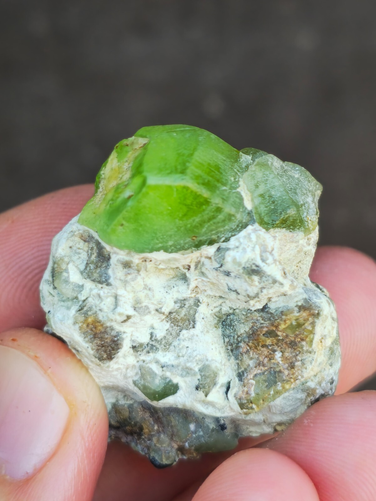 118 Carat Peridot Crystal Specimen From Pakistan