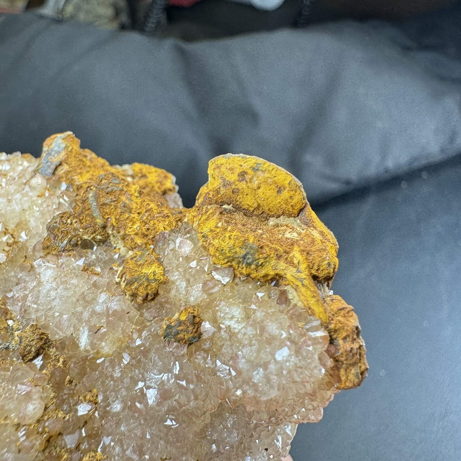 Lot of 5 Quartz Crystal Druse Clusters on Lace Agate | Missouri