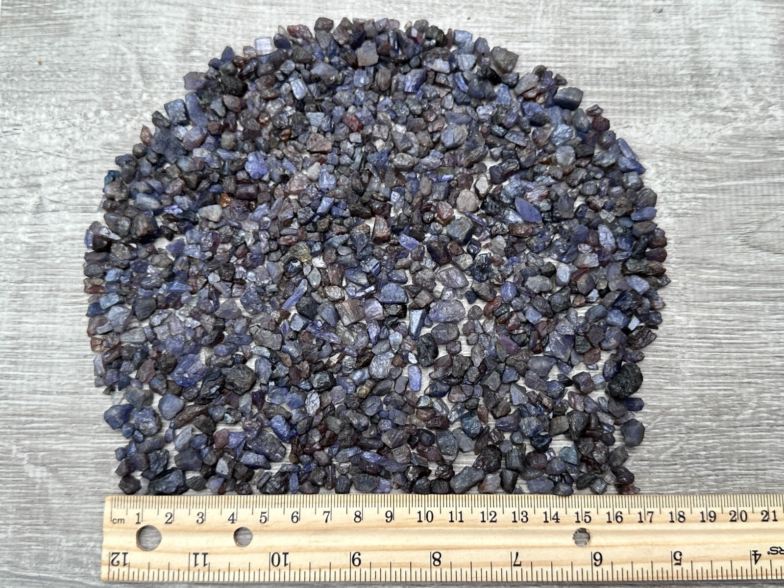 Grade A++ Sapphire Semi Tumbled Gemstone Mini Chips 3 -12mm, Wholesale Bulk Lot