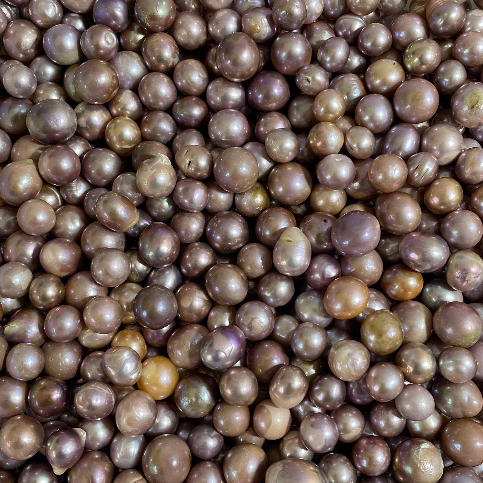 100g Genuine Large Baroque Freshwater Pearl Cultured Loose Bead Not Drilled