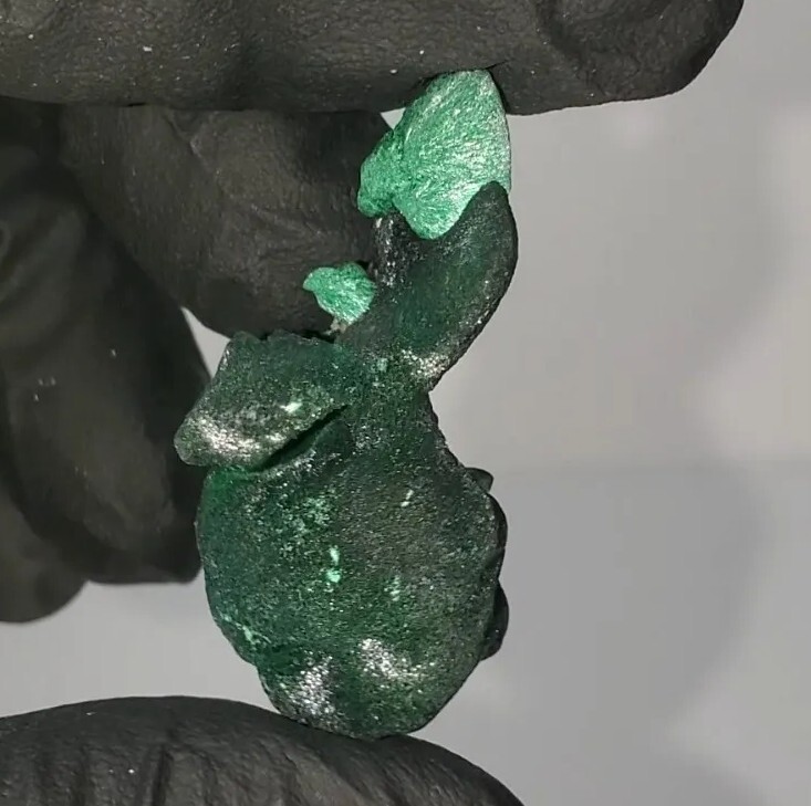 18g Velvet Malachite Silky Fibrous Malachite Specimen, Congo