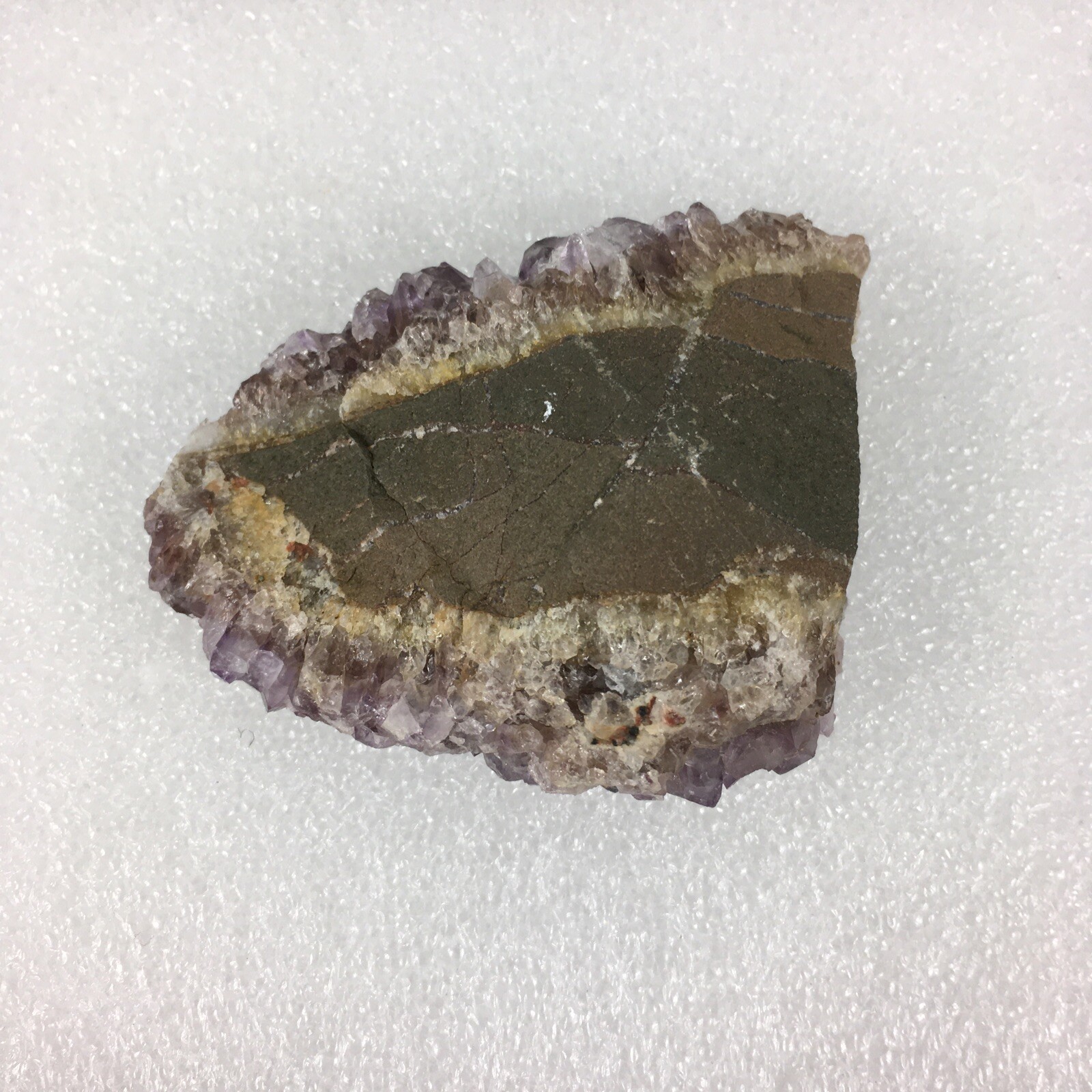Light Pale Purple Crystal Cluster Geode Rock Quartz 3.6 Ounces 3″ x 2″ Stands Up