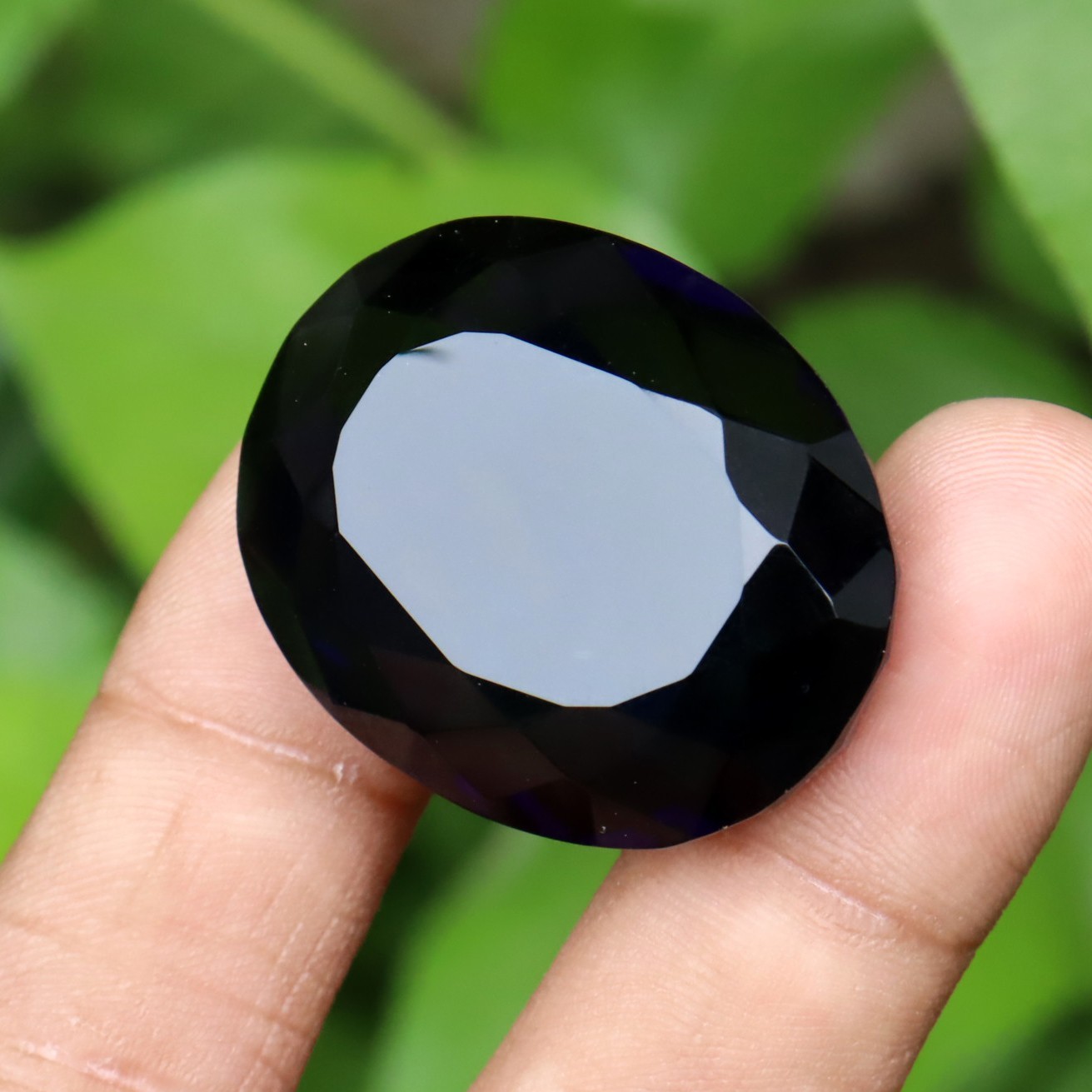 Natural Purple Amethyst Oval Shape 87 Ct Certified Loose Gemstone