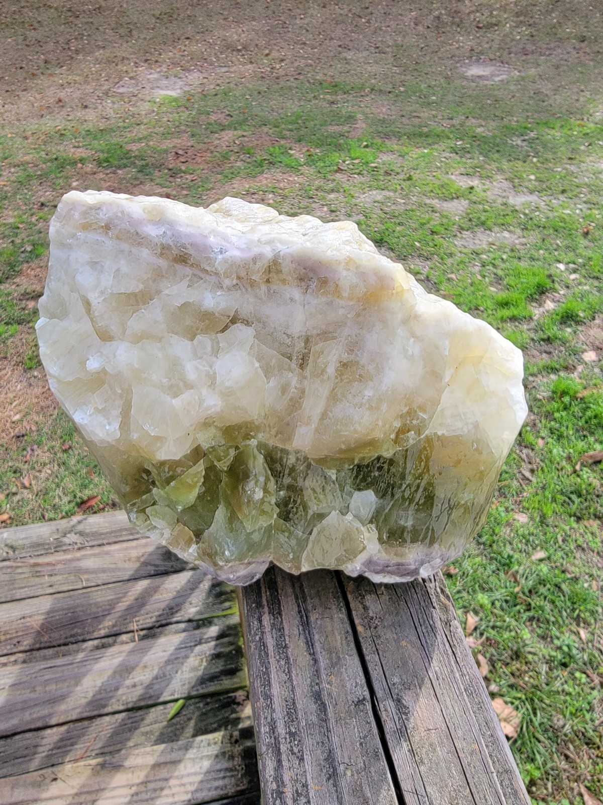 10+ Lb Green Calcite Rough Stone Specimen Mineral Rock