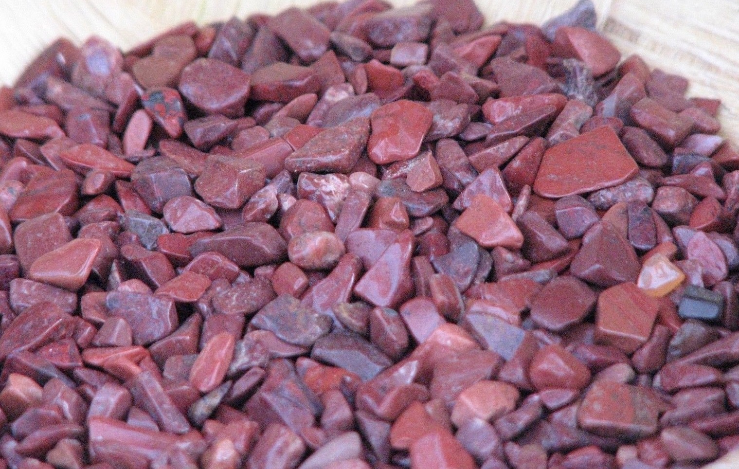 100 Grams Red Jasper Crystal Chips, Not Drilled, Polished, Red Brown Bulk Lot