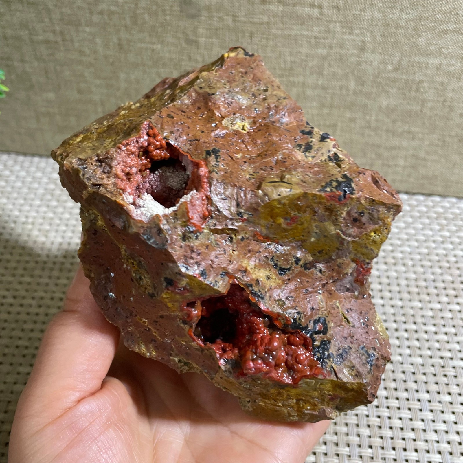 587g Raw Carnelian Stone Rough Red Gemstone Mineral Specimen