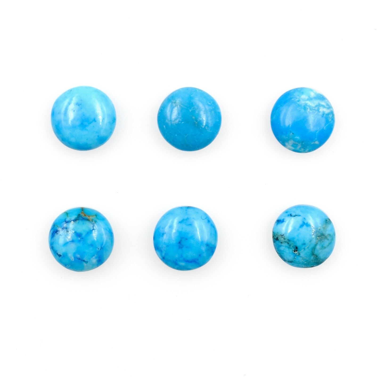 Natural Turquoise Trillion Shape Plain Smooth Loose Gemstone For Jewelry Making