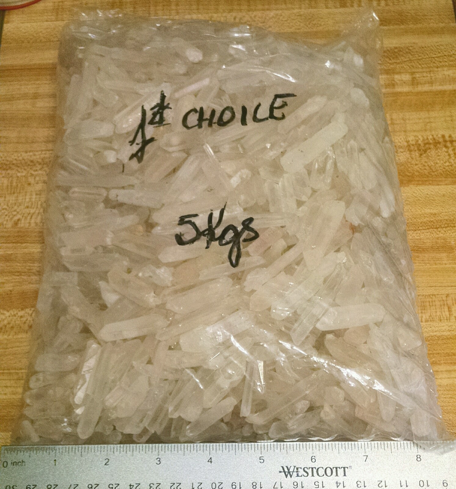 11lb Natural Rough Small Fine Quartz Crystal Point Specimens 5kg Bulk Gem Stones