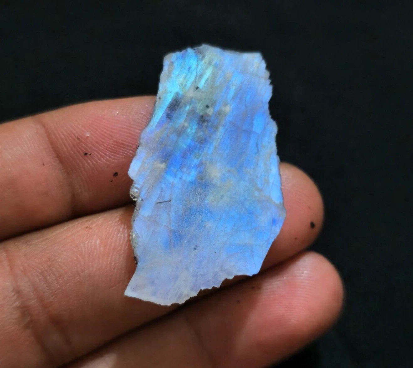 100% Natural Rainbow Moonstone Raw 50 Crt Moonstone Rough Gemstone For Jewelry
