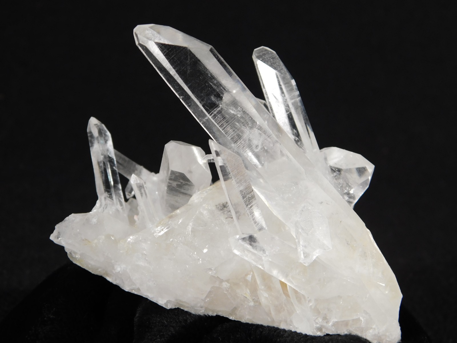 SUPER! TRANSLUCENT Quartz Crystal Cluster Collier Creek ARKANSAS 130gr