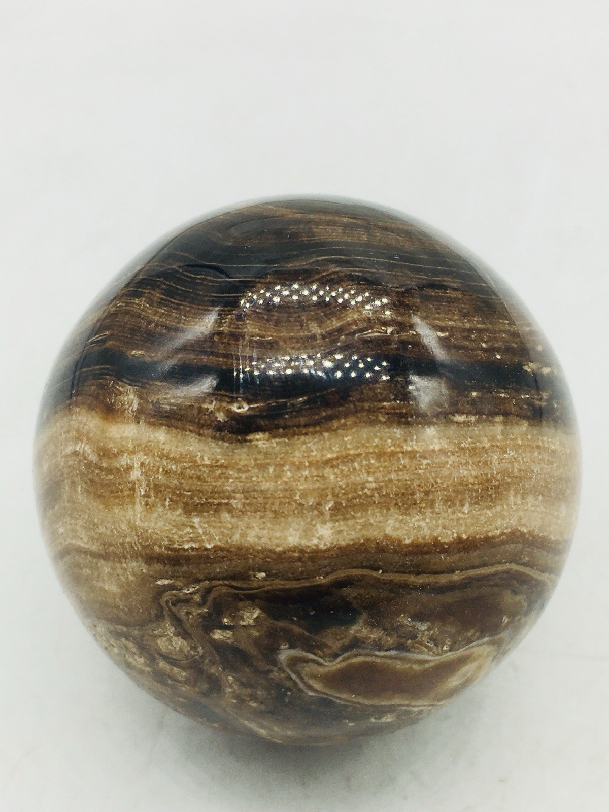 Chocolate Calcite Sphere Handmade Polished Crystal Ball