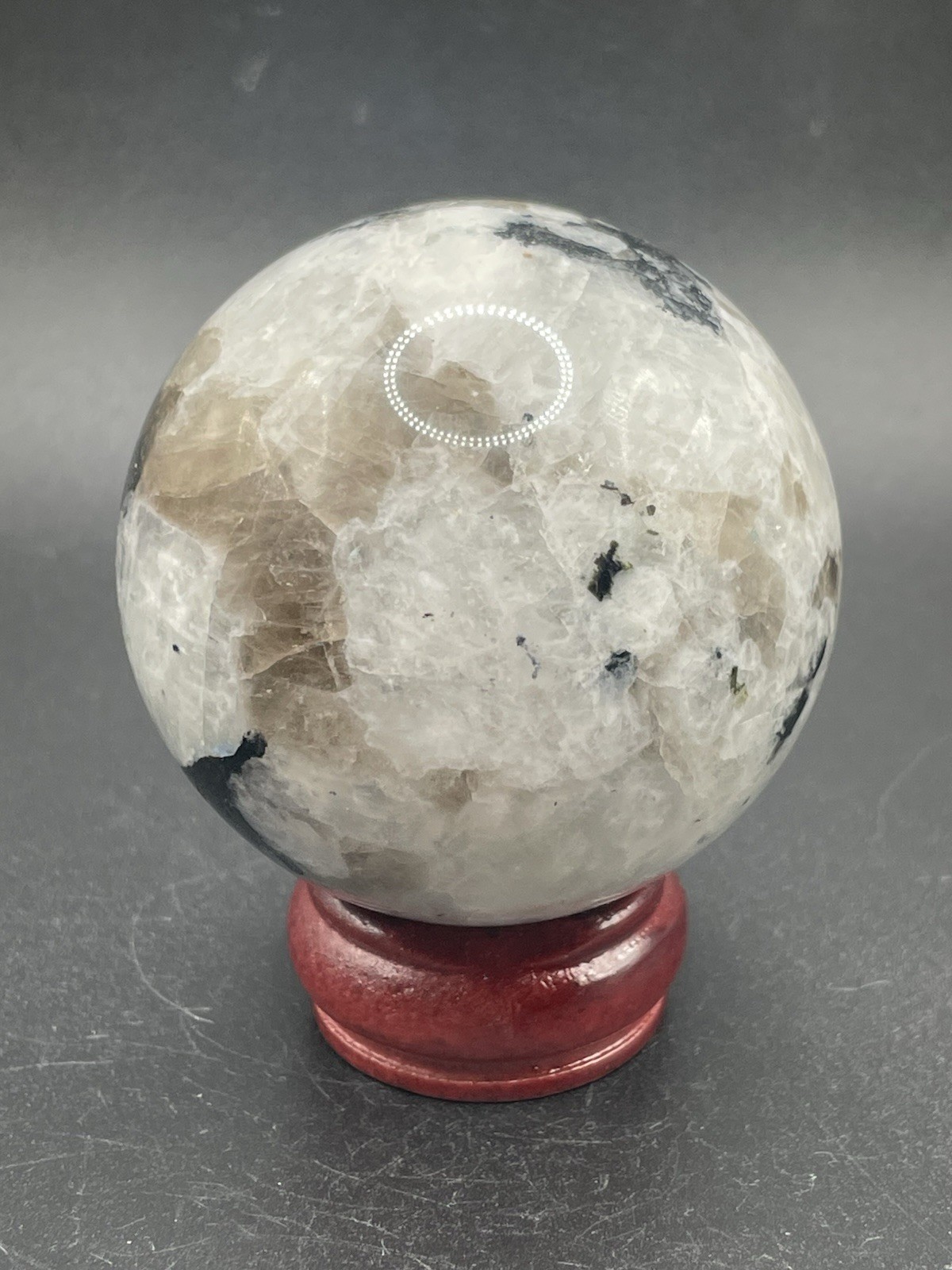 Rainbow Moonstone Sphere 281g