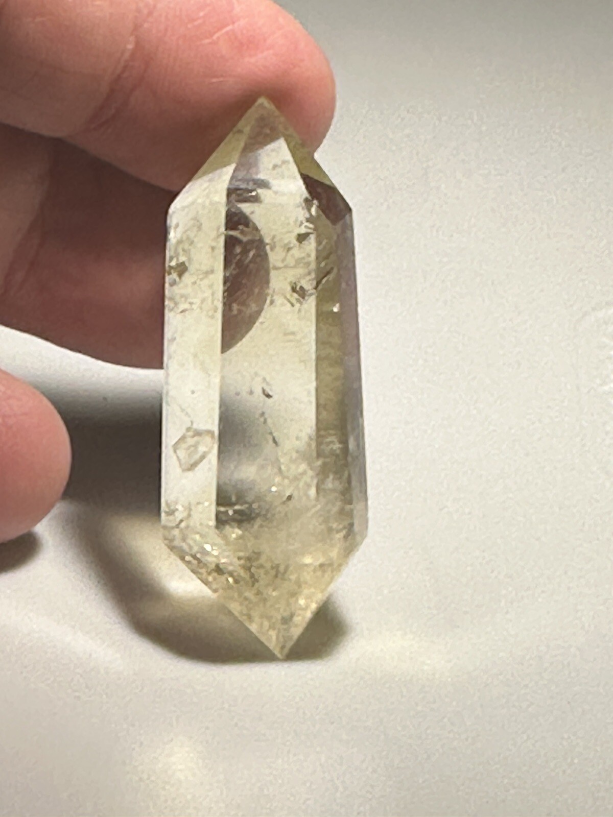 52mm 17 grams Polished Citrine Double Terminated Point Crystal Healing