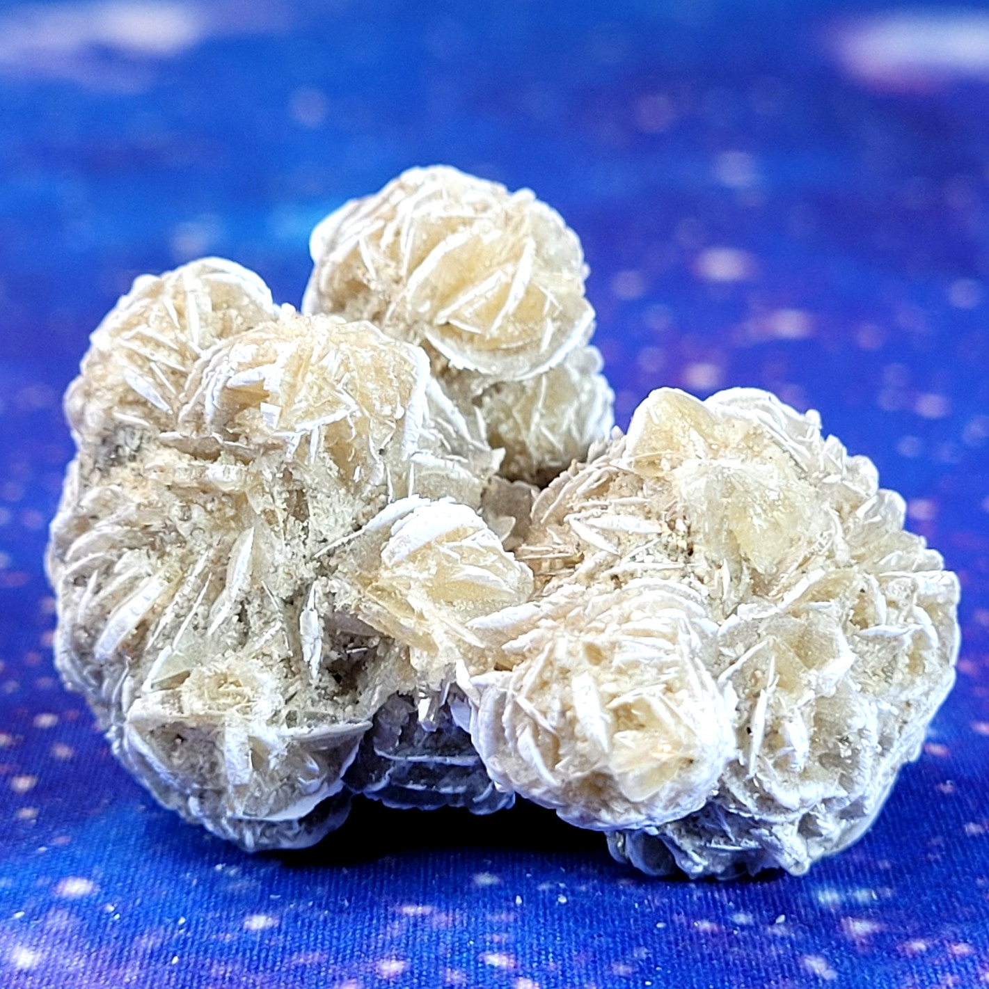 Desert Rose Selenite Gypsum Crystal Cluster 33.3g 1.8″ Natural Specimen *Video*
