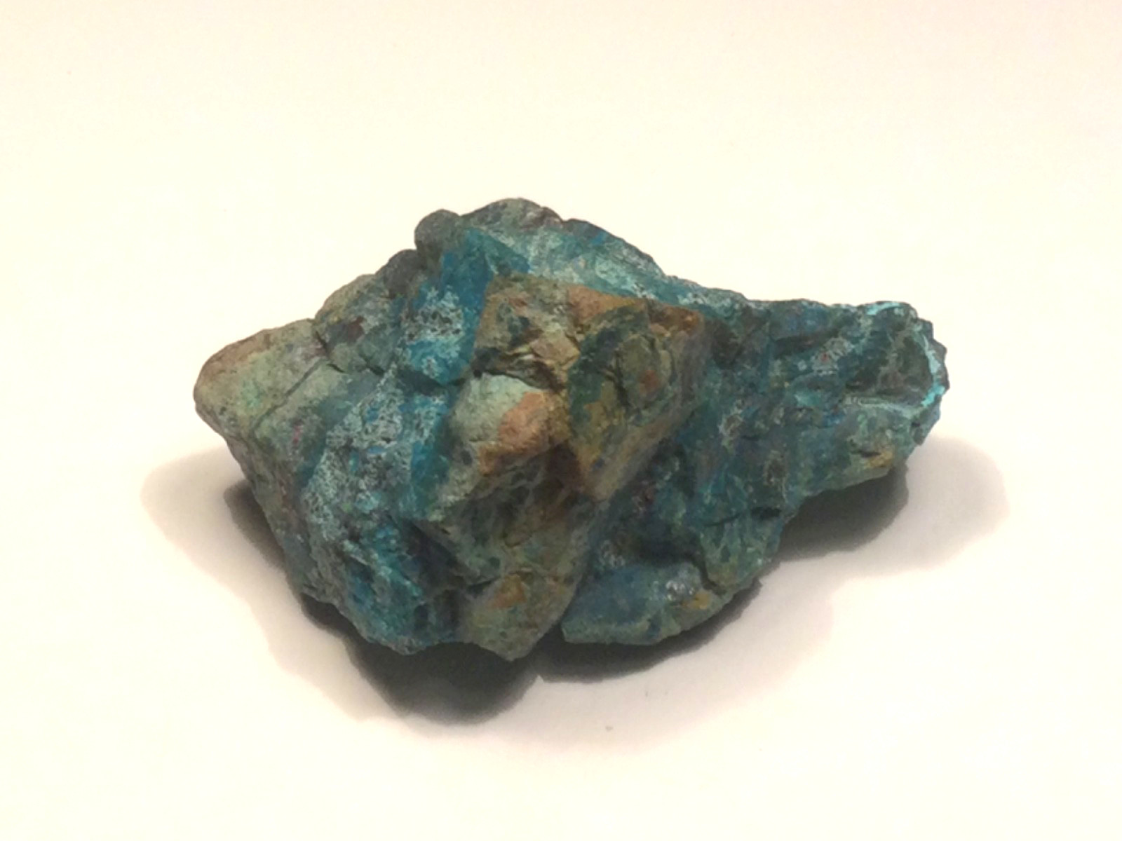 Chrysocolla Specimen. 76x54x41mm. 144 grams.Peru Origin