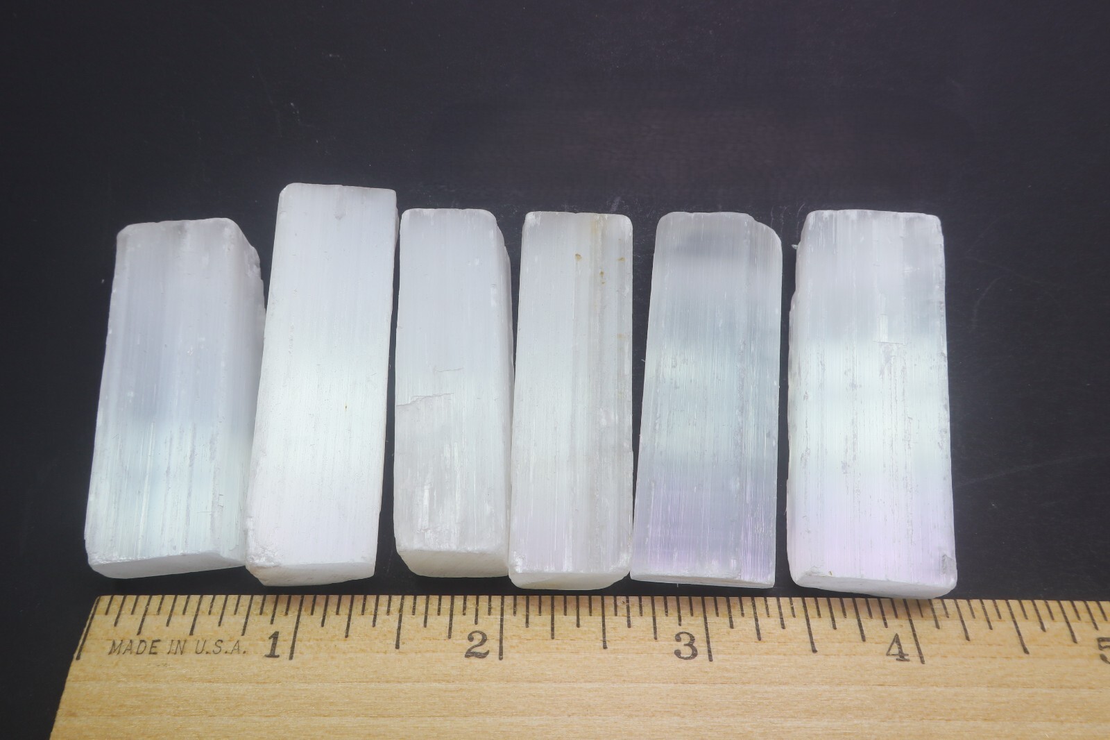 Selenite Sticks Collection 1/4 Lb Natural White Gypsum Crystal Blades