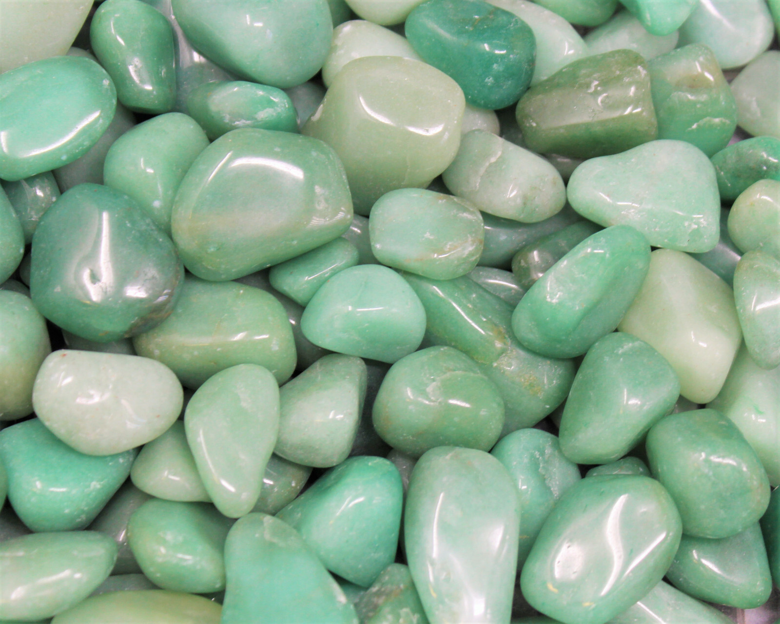 5 Green Aventurine Tumbled Stone: Crystal Healing Reiki Gemstone