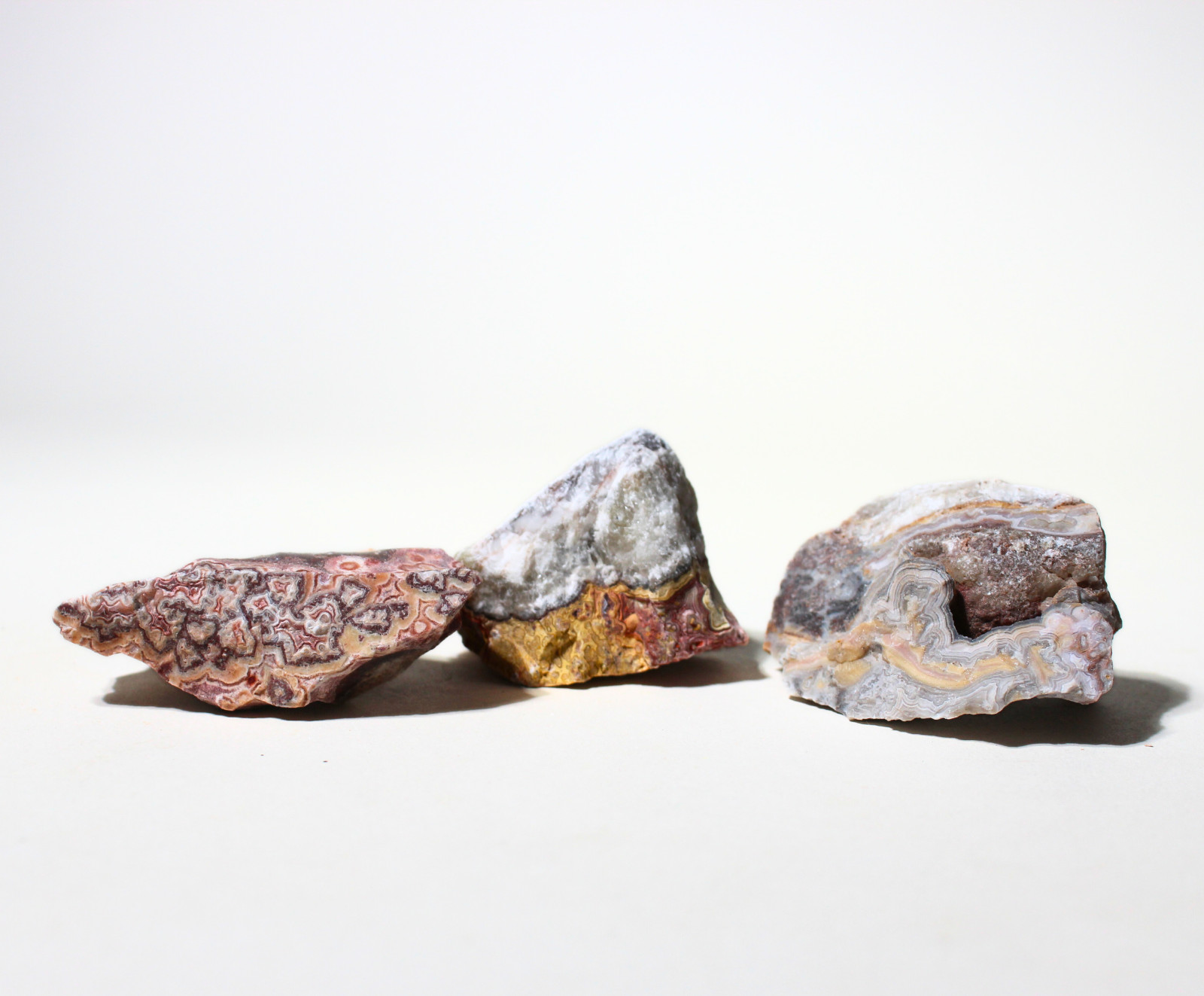 Crazy Lace Agate – Rough Rocks for Tumbling – Bulk Wholesale 1LB options