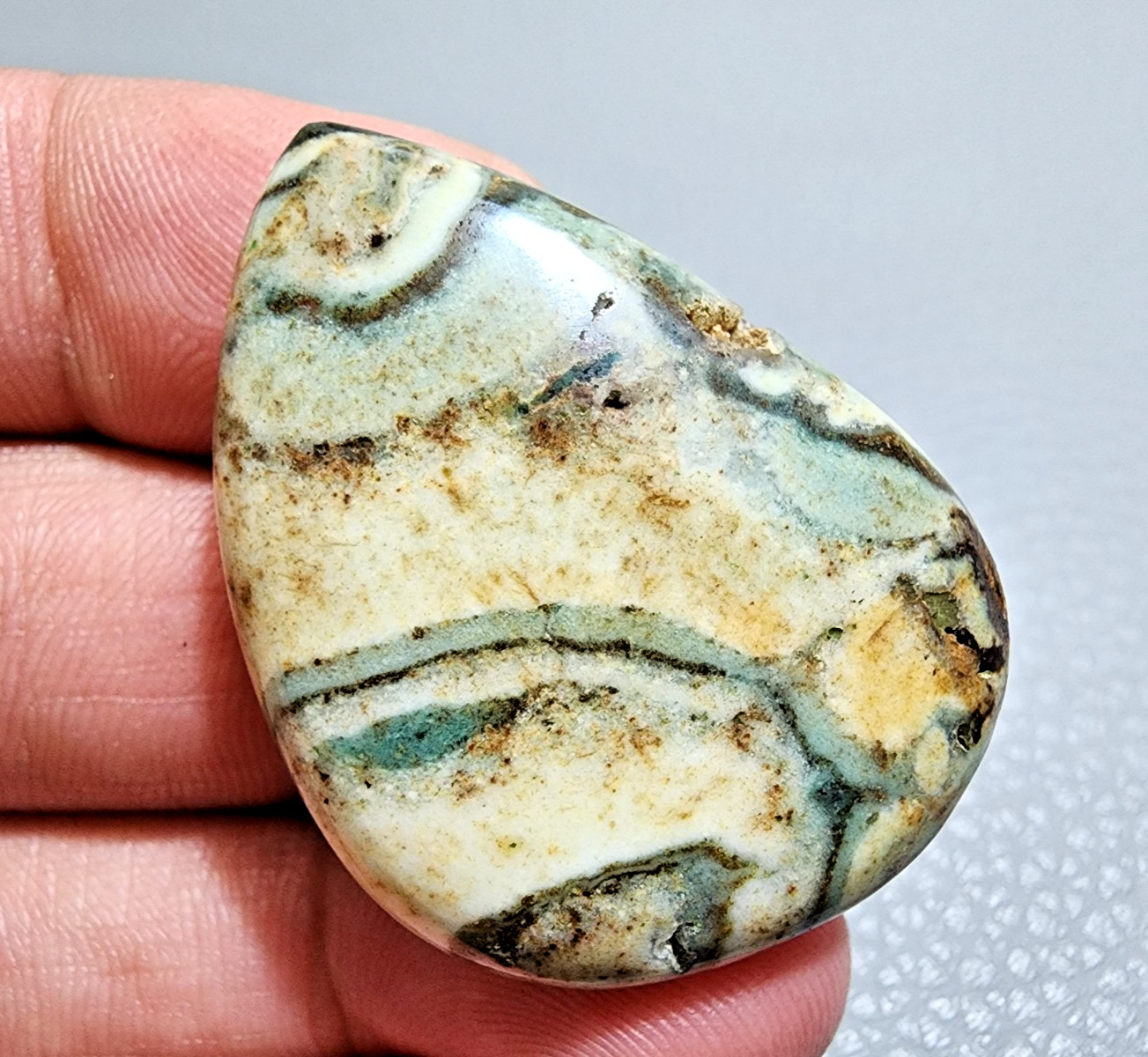 67.20 Crt Attractive Mariposite Gemstone Cabochon Polished Stone Jewelry Making