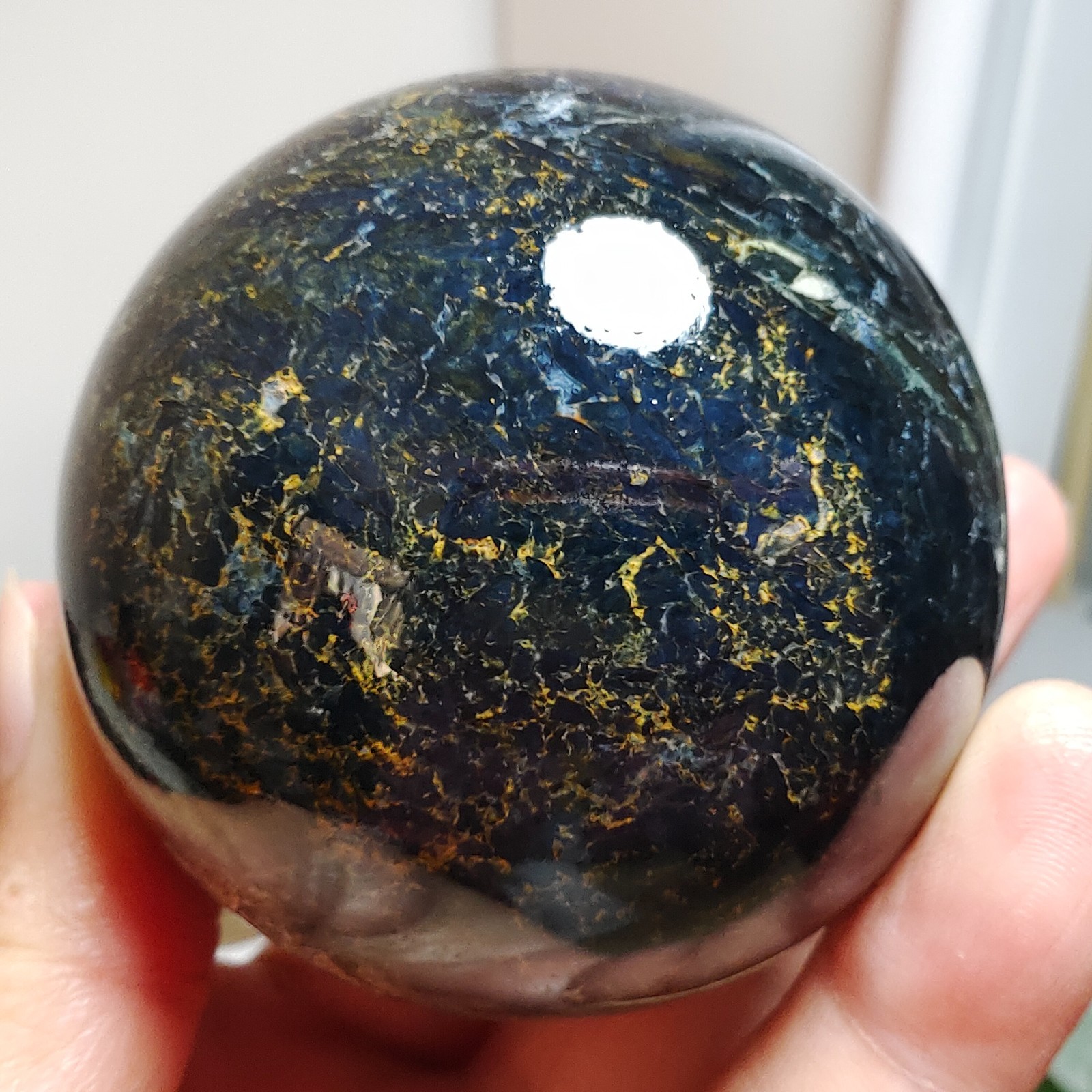 290g WOW! Natural Rare Pietersite Crystal ball Quartz Sphere Healing