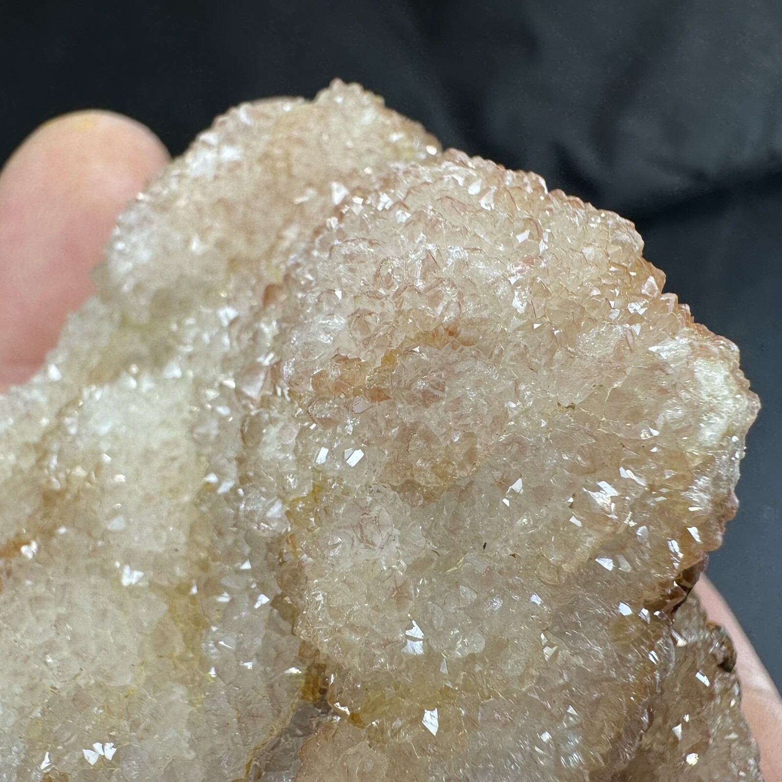 Lot of 5 Quartz Crystal Druse Clusters on Lace Agate | Missouri