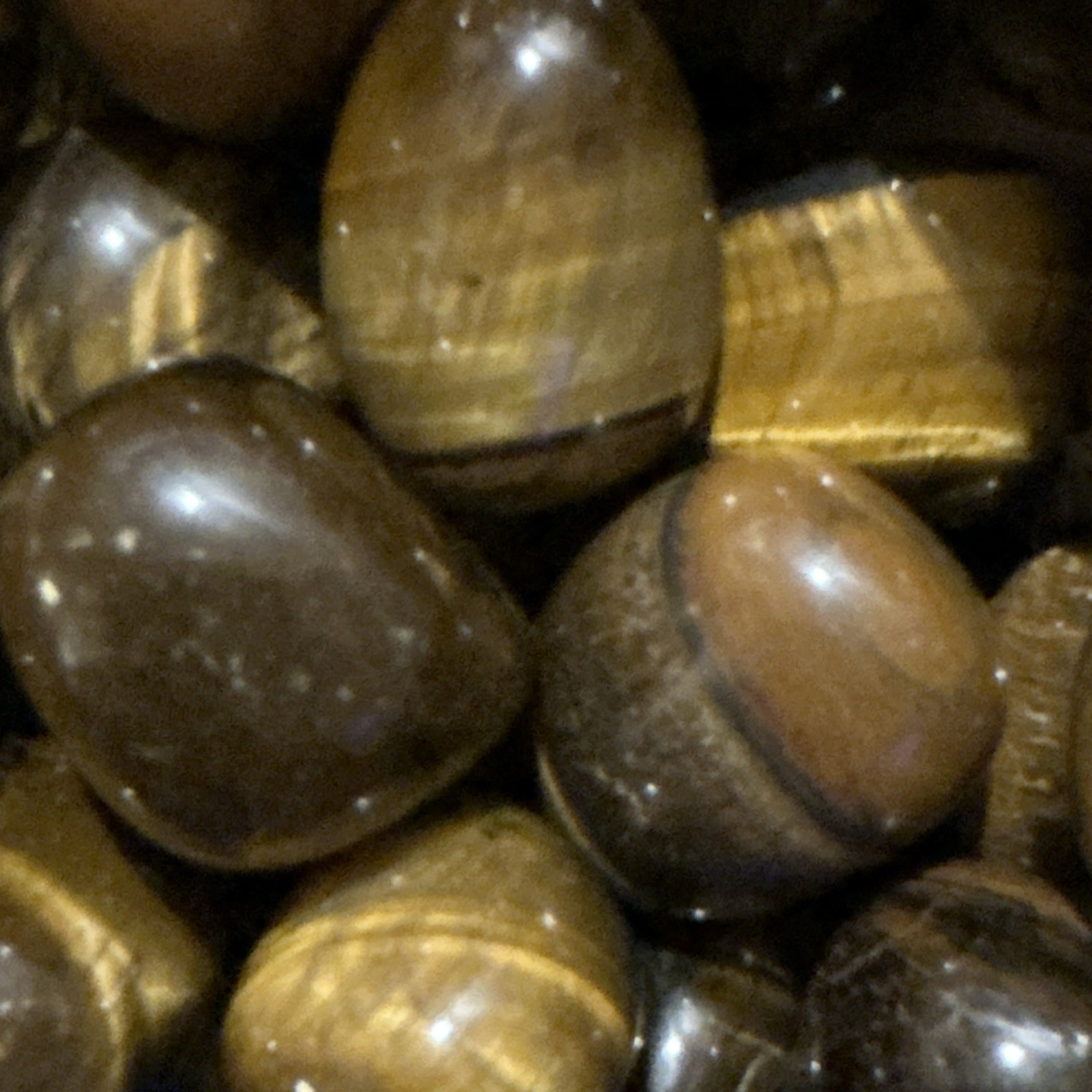 3 count- Tumbled Tigers Eye Crystal Stones, 0.5”- 1”, Golden Tiger’s Eye