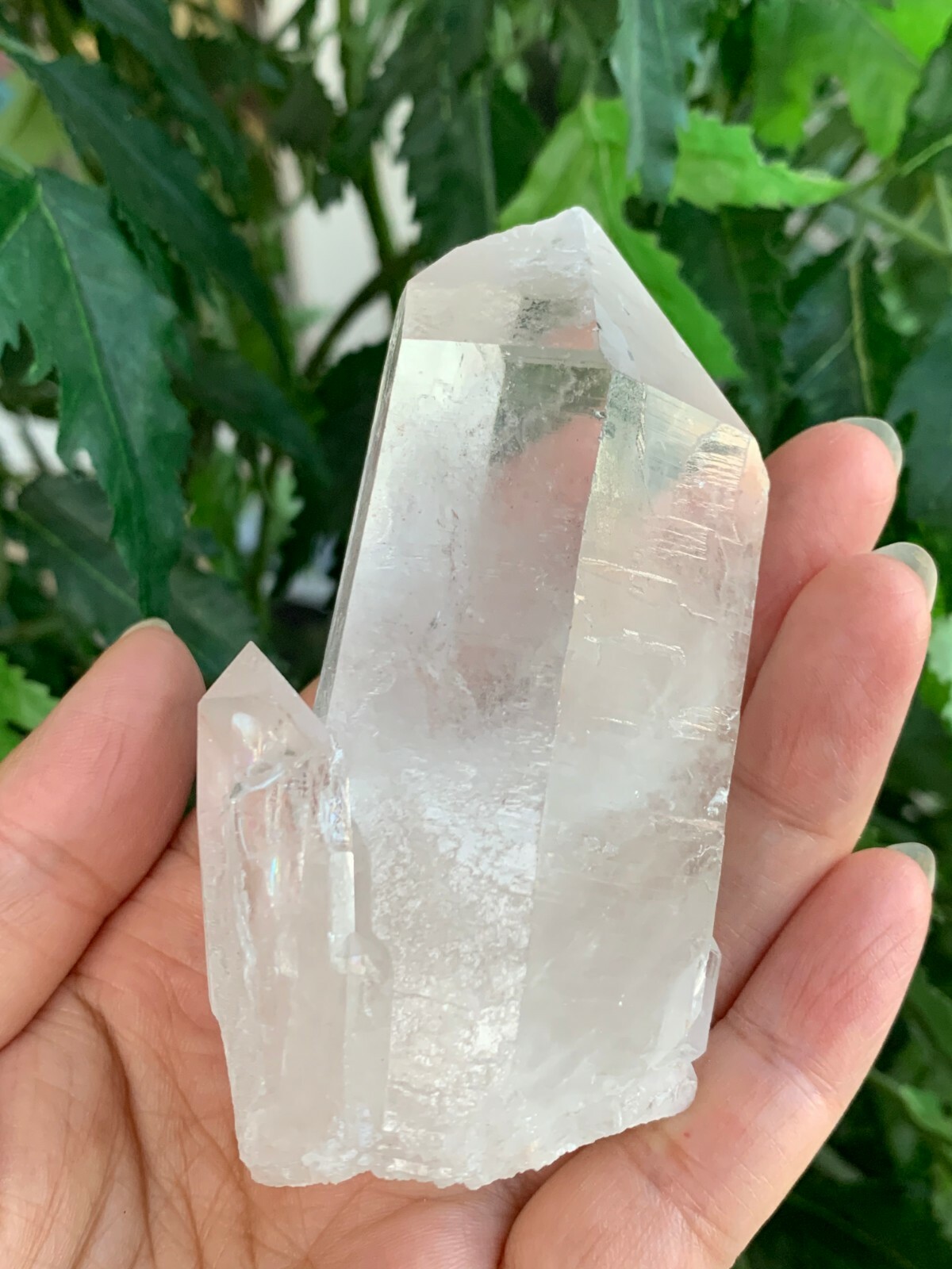 Large Grade A++ Clear Quartz Crystal Cluster, 2″- 3″ Raw Clear Quartz Geode