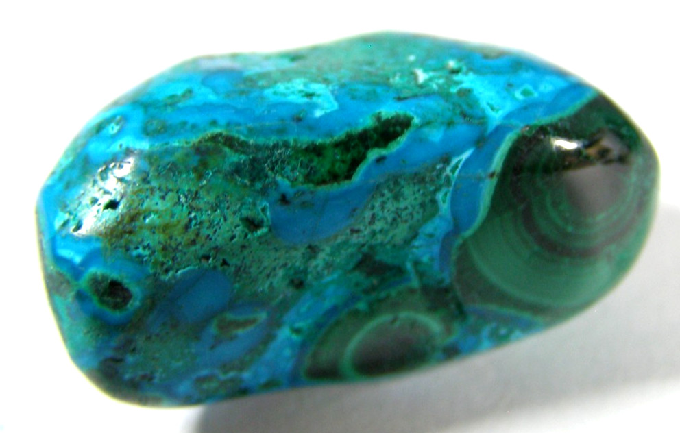 LOVELY MALACHOLLA TUMBLESTONE 2.6 x 1.5 cms 8.78 gms #2