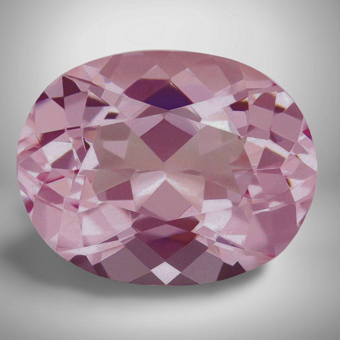 Morganite Oval Cut Gemstone 2.2 Cts – 10×8 mm VVS Loose Gem