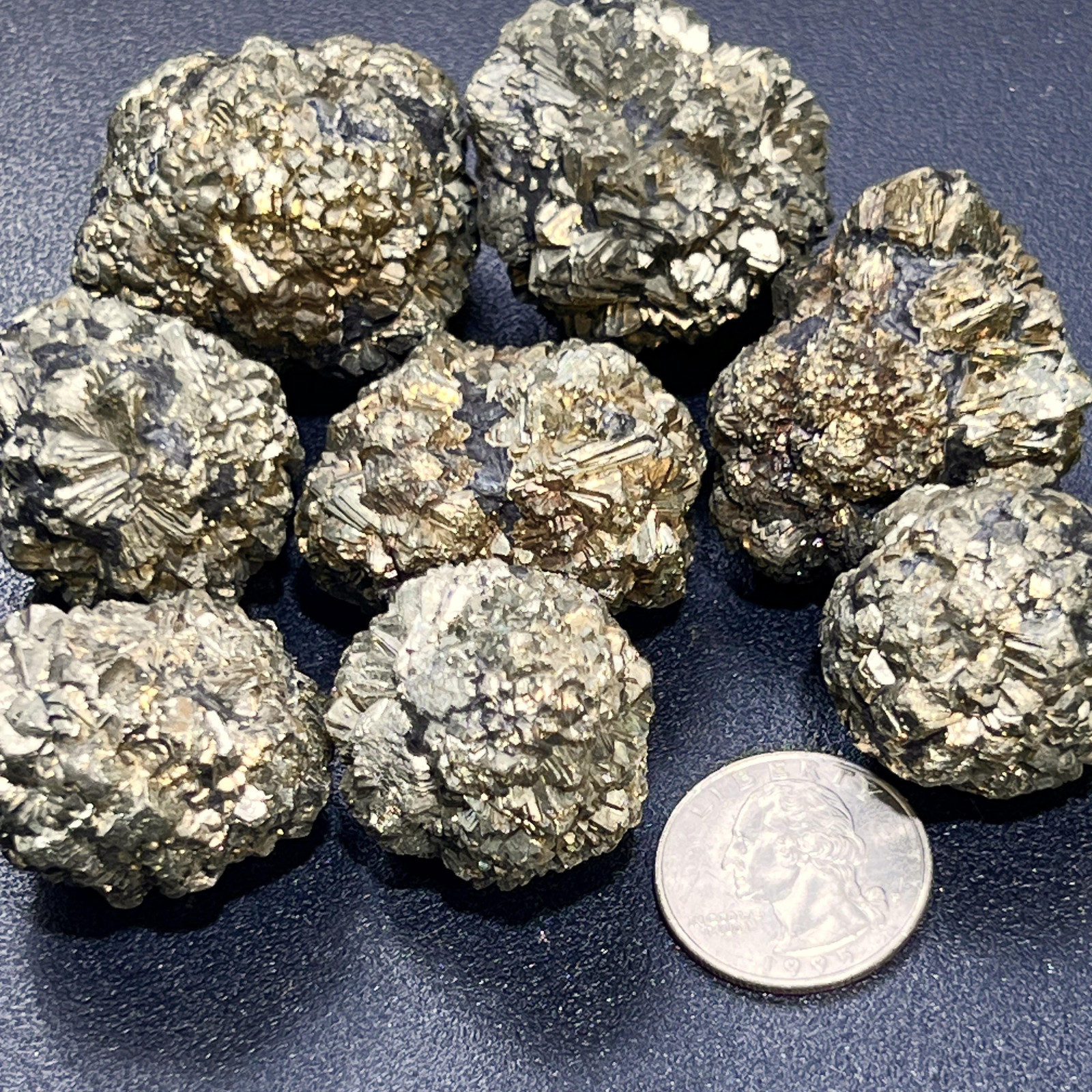 Marcasite Crystal Nodules Iron Pyrite Large Gold Nugget Rough Raw Wholesale