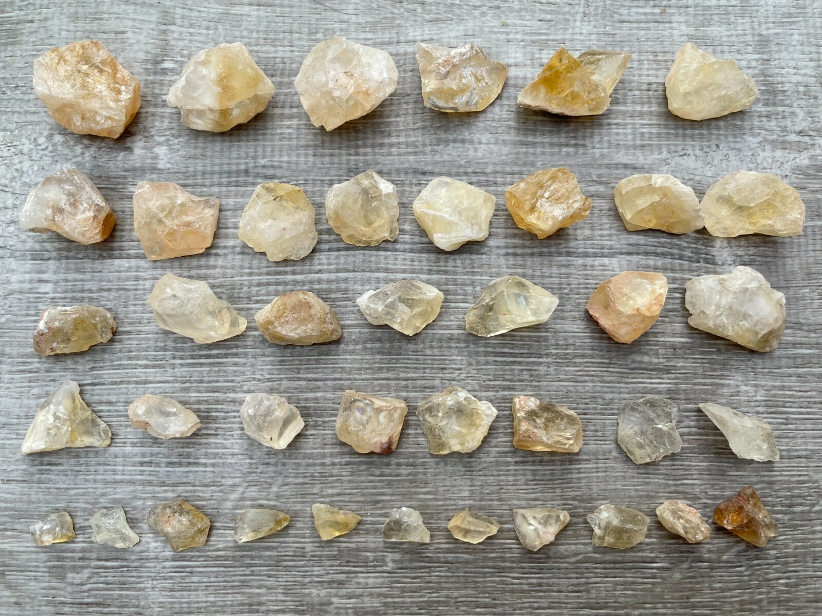 Citrine Small Raw Stone, 0.5″ – 1″ Rough Citrine Chunks, Raw Citrine Gravel