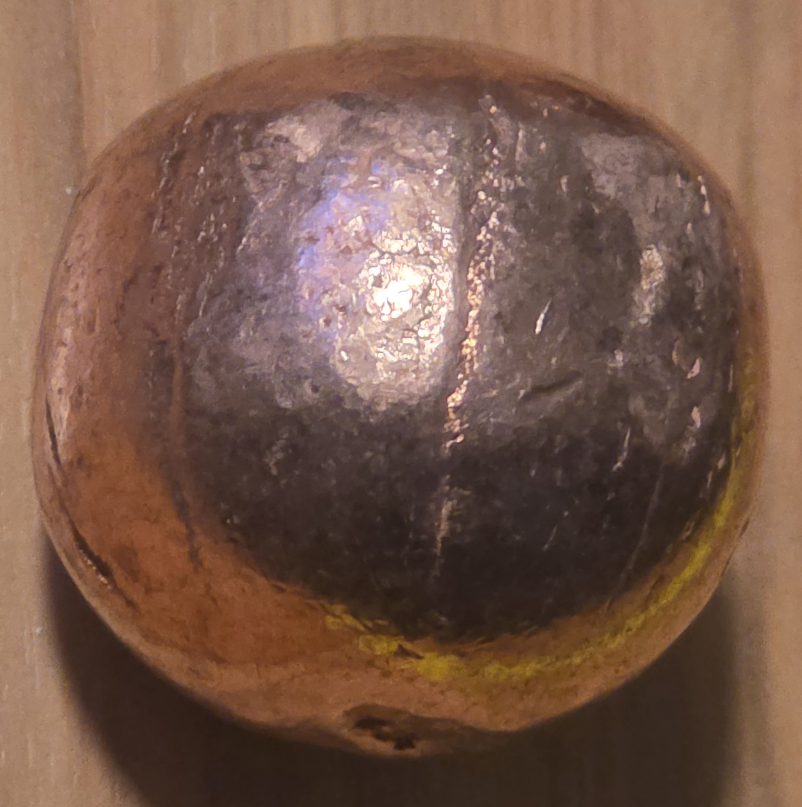 .999 Pure Copper Barrel Sphere, 1+lb, 2″ OD, Intense Healing Powers, Ships Free!