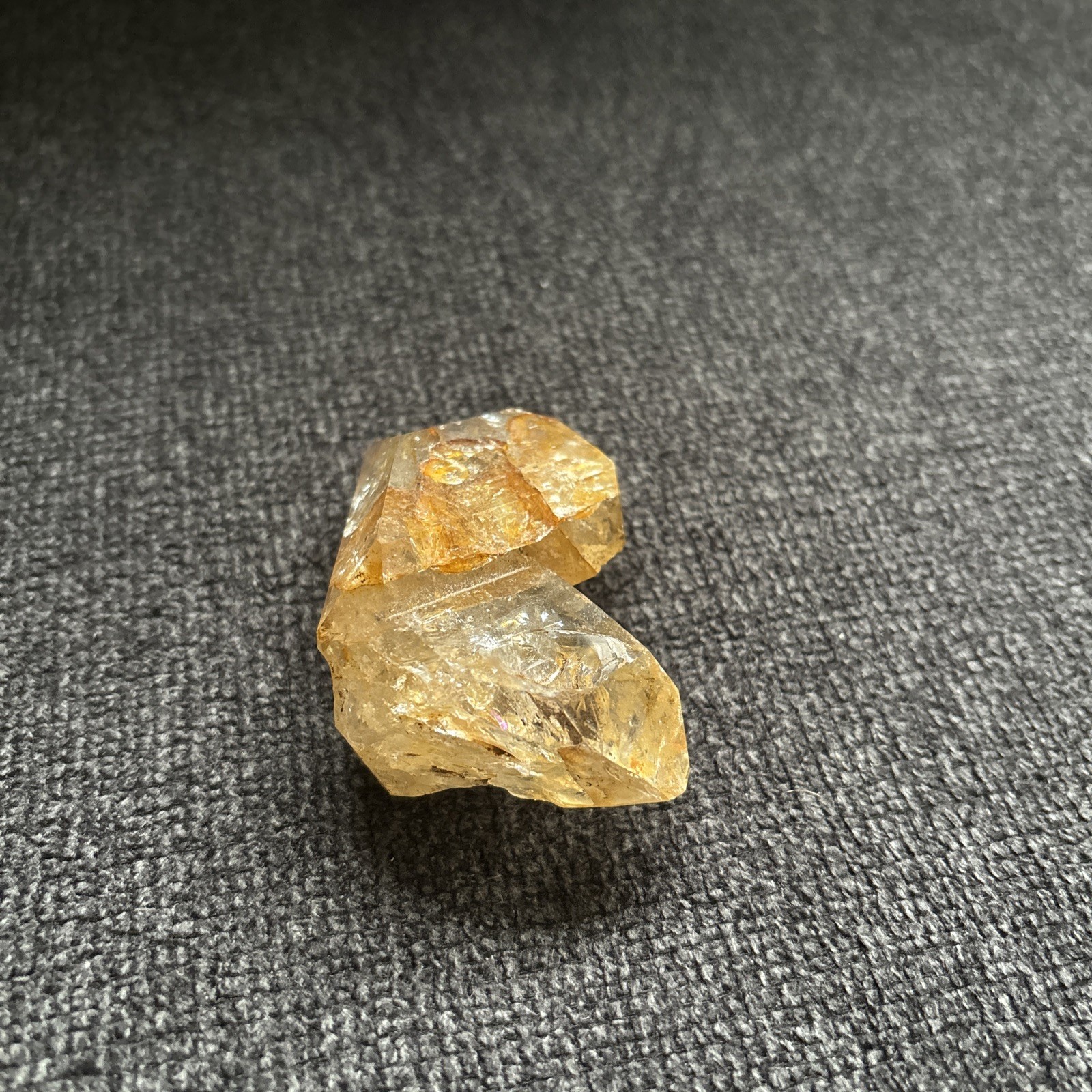 Herkimer Diamond Quartz Crystal “Golden Healer” 2.5in x 1.75in, 3.8oz