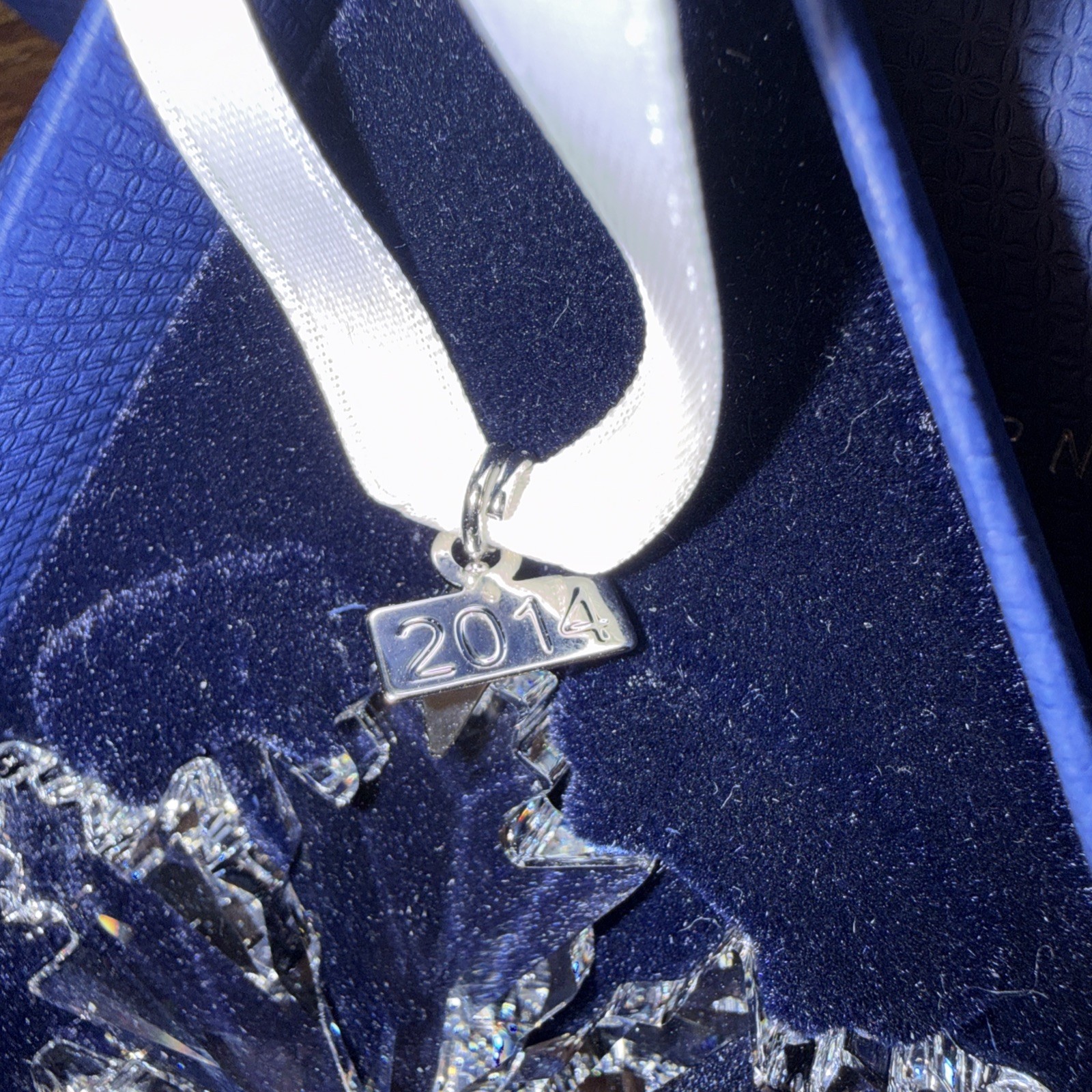 Swarovski 2014 Annual Snowflake Star Crystal 3″