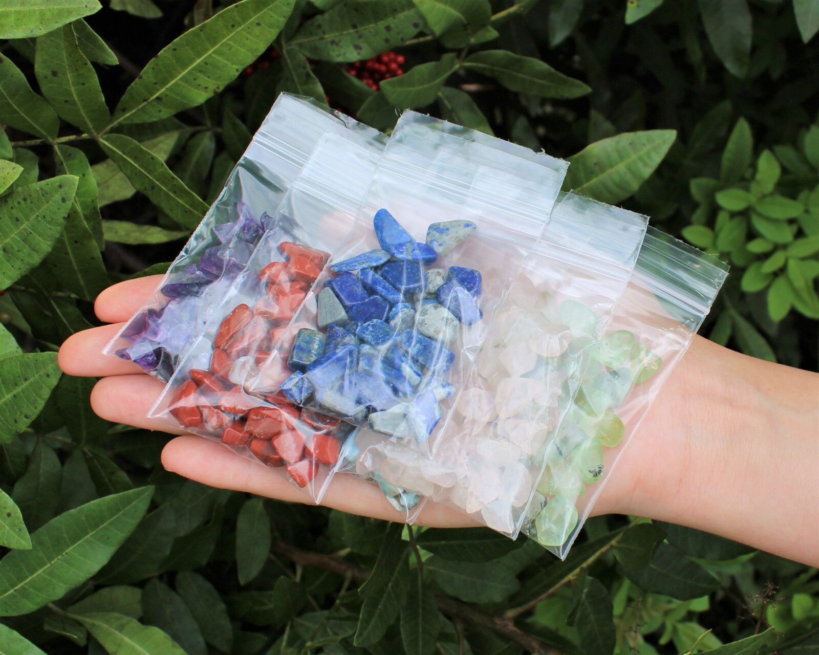 Semi Tumbled Gemstone Chips, 3 – 15 mm: 1 oz Bags, Huge Range, Premium Grade