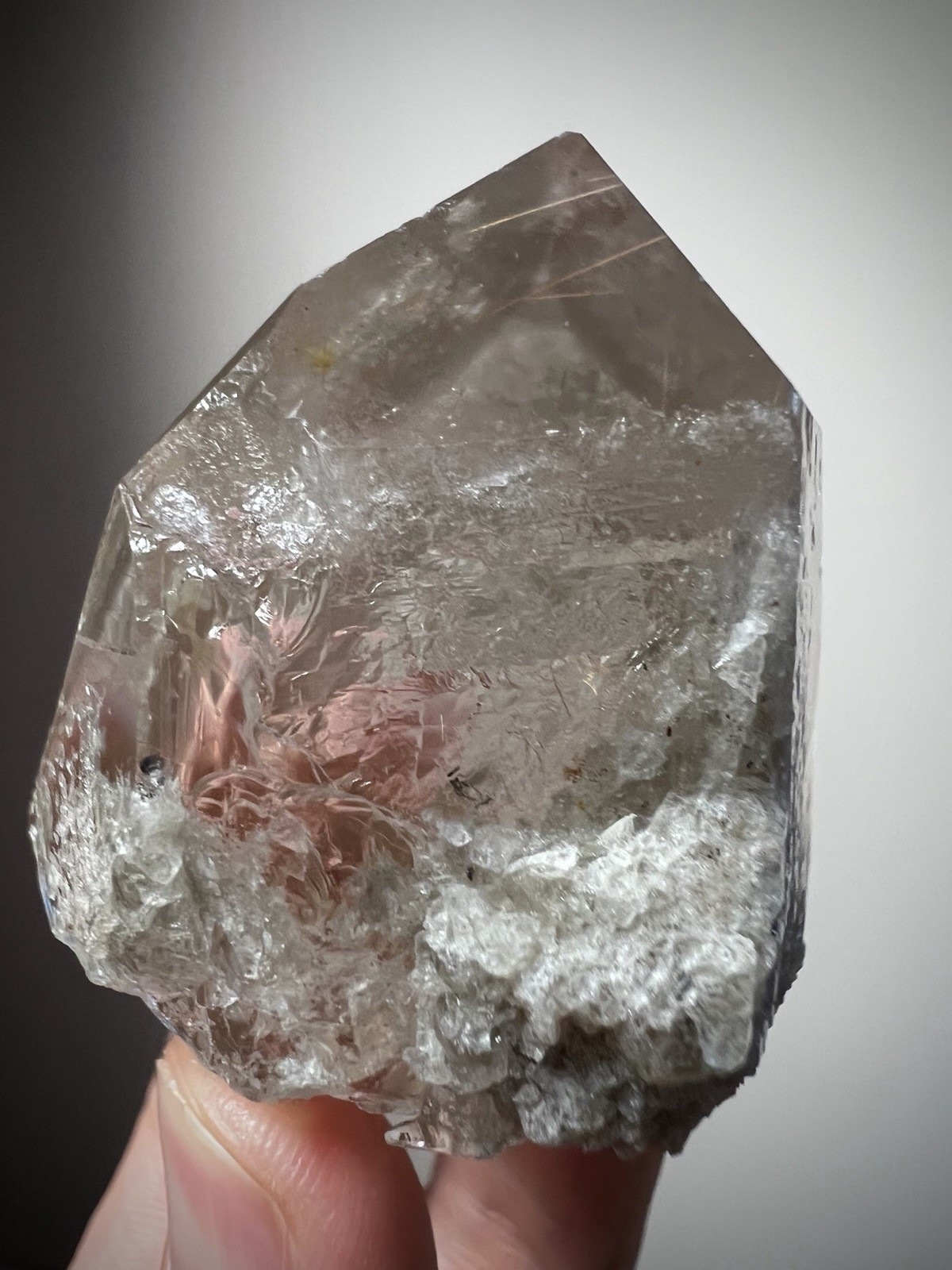 Rutilated Quartz Crystal Gold Rutile Needle Quartz Chlorite Quartz Inclusion