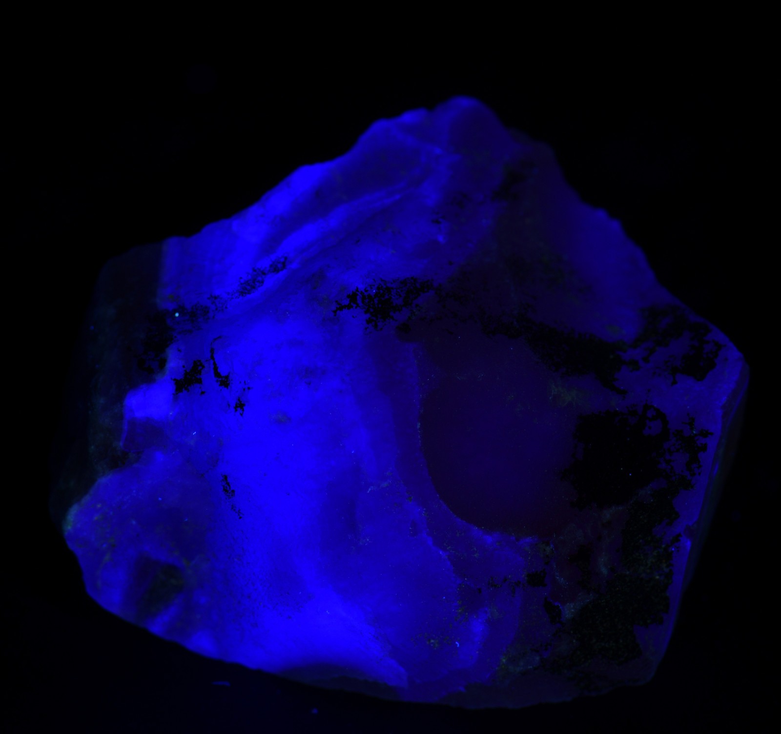Rainbow Fluorite, cut slab, great color! fluorescent. Argentina. 86 grams.