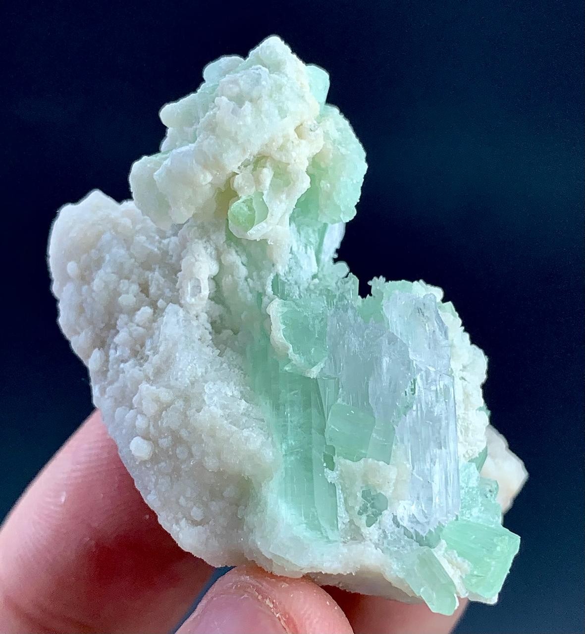 146 Carat Tourmaline Crystal With Kunzite Specimen From Afghanistan