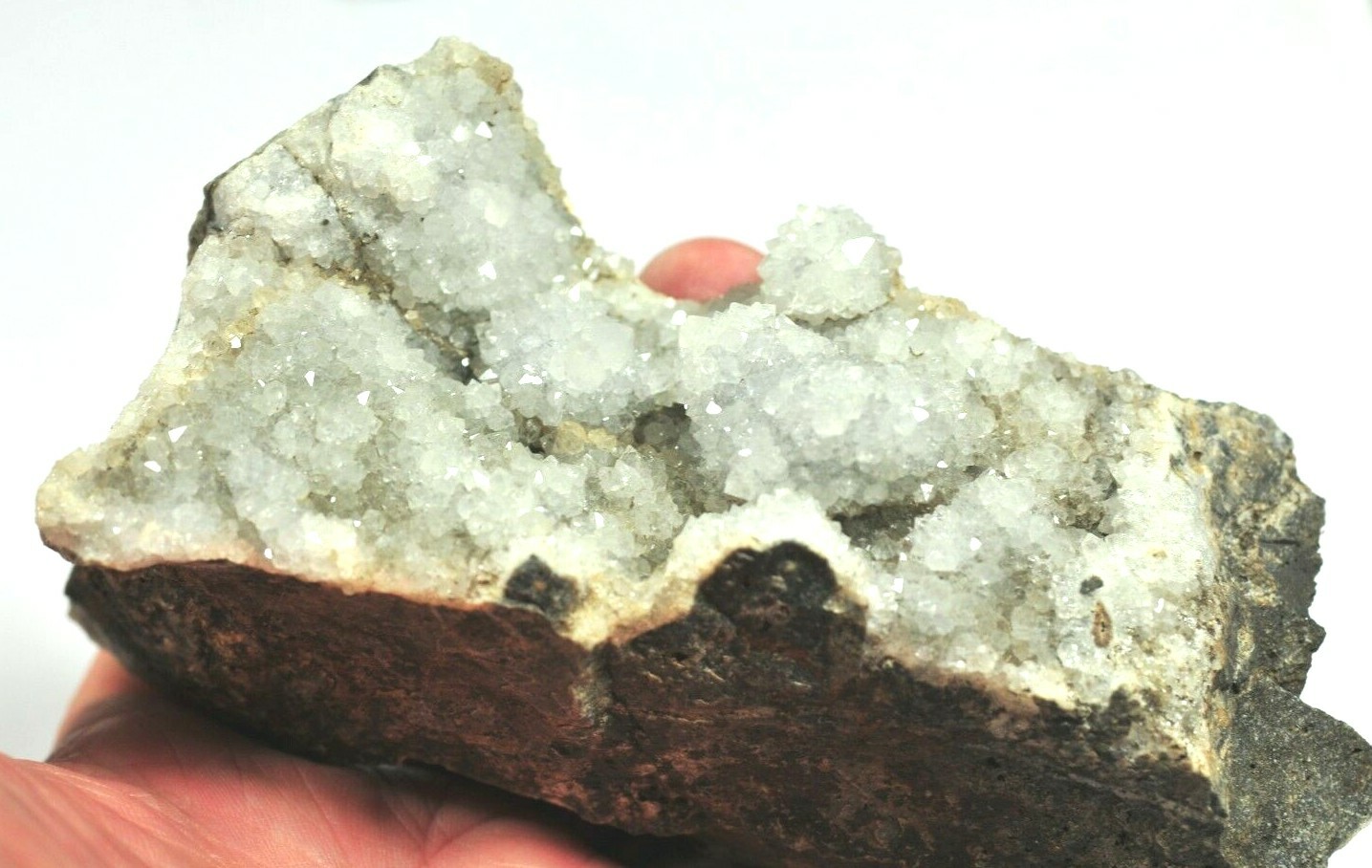 NATURAL QUARTZ CLUSTER – 12.3 x 7 x 5 cms 357 gms – WEARDALE, UK