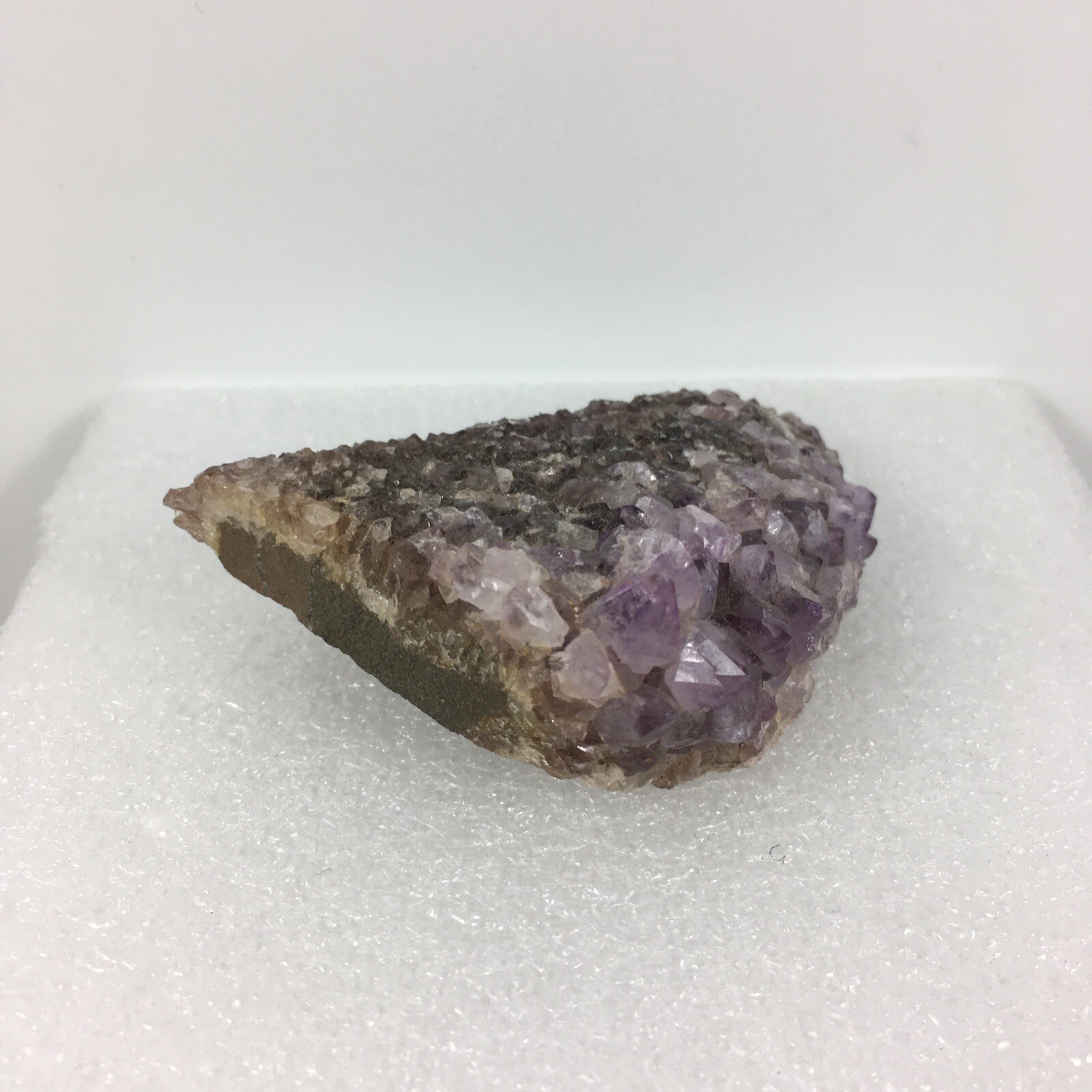 Light Pale Purple Crystal Cluster Geode Rock Quartz 3.6 Ounces 3″ x 2″ Stands Up