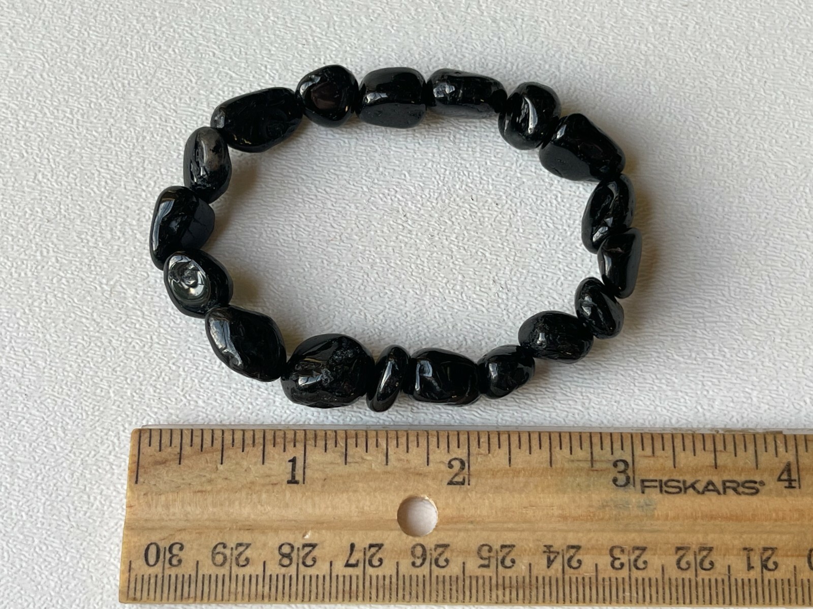 Black Tourmaline Nugget Bracelet, Genuine Black Tourmaline Bracelt,Wholesale Lot